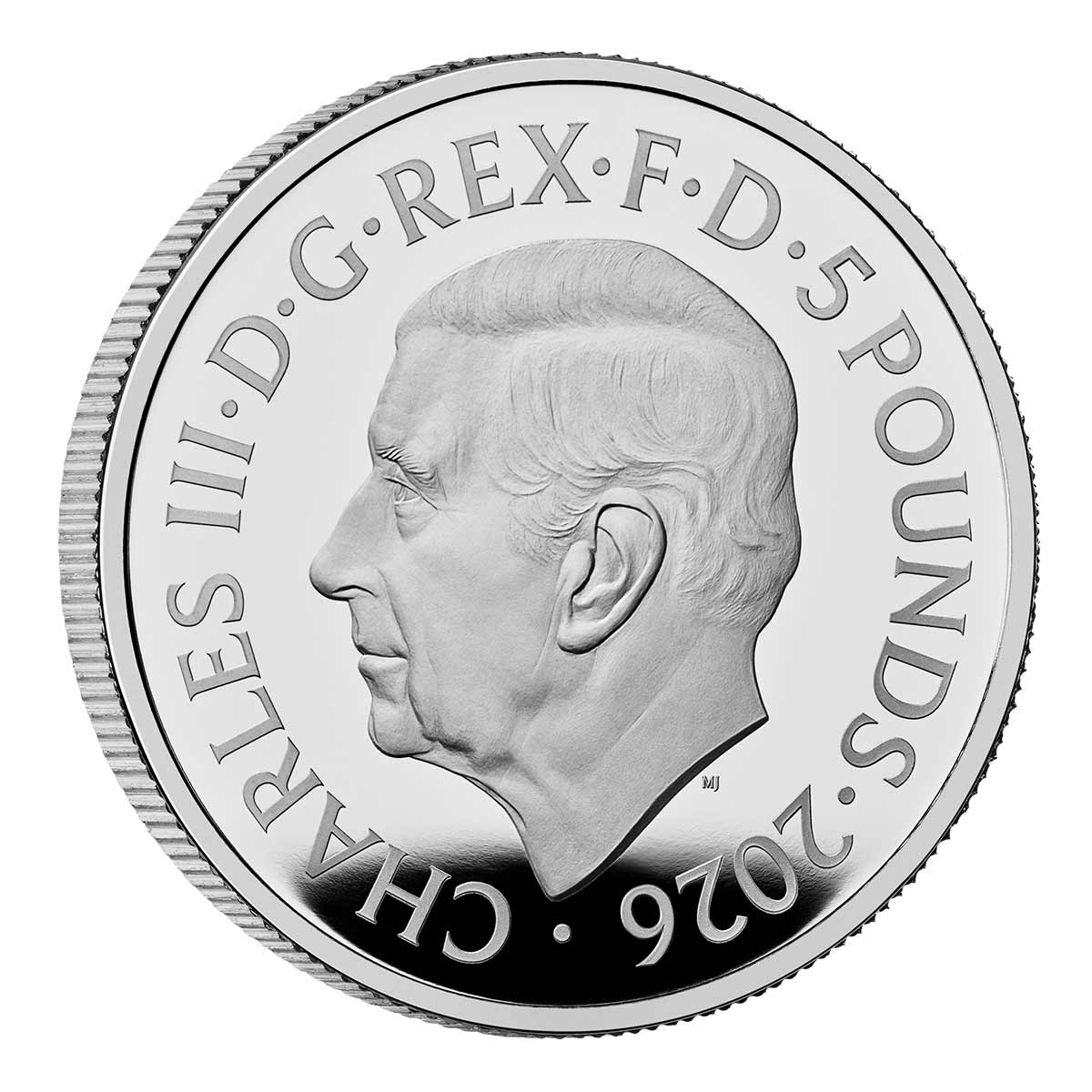Great Britain Portraits of Queen Elizabeth II 2026 £5 Ian Rank-Broadley 1oz Silver Proof Coin - Image 2