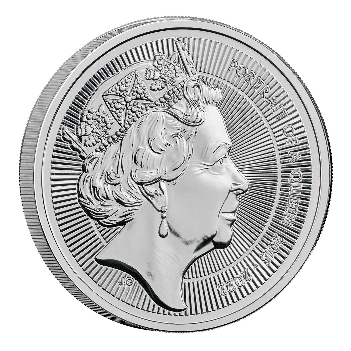 Great Britain Portraits of Queen Elizabeth II 2026 £5 Jody Clark Cupro-Nickel Brilliant Uncirculated Coin