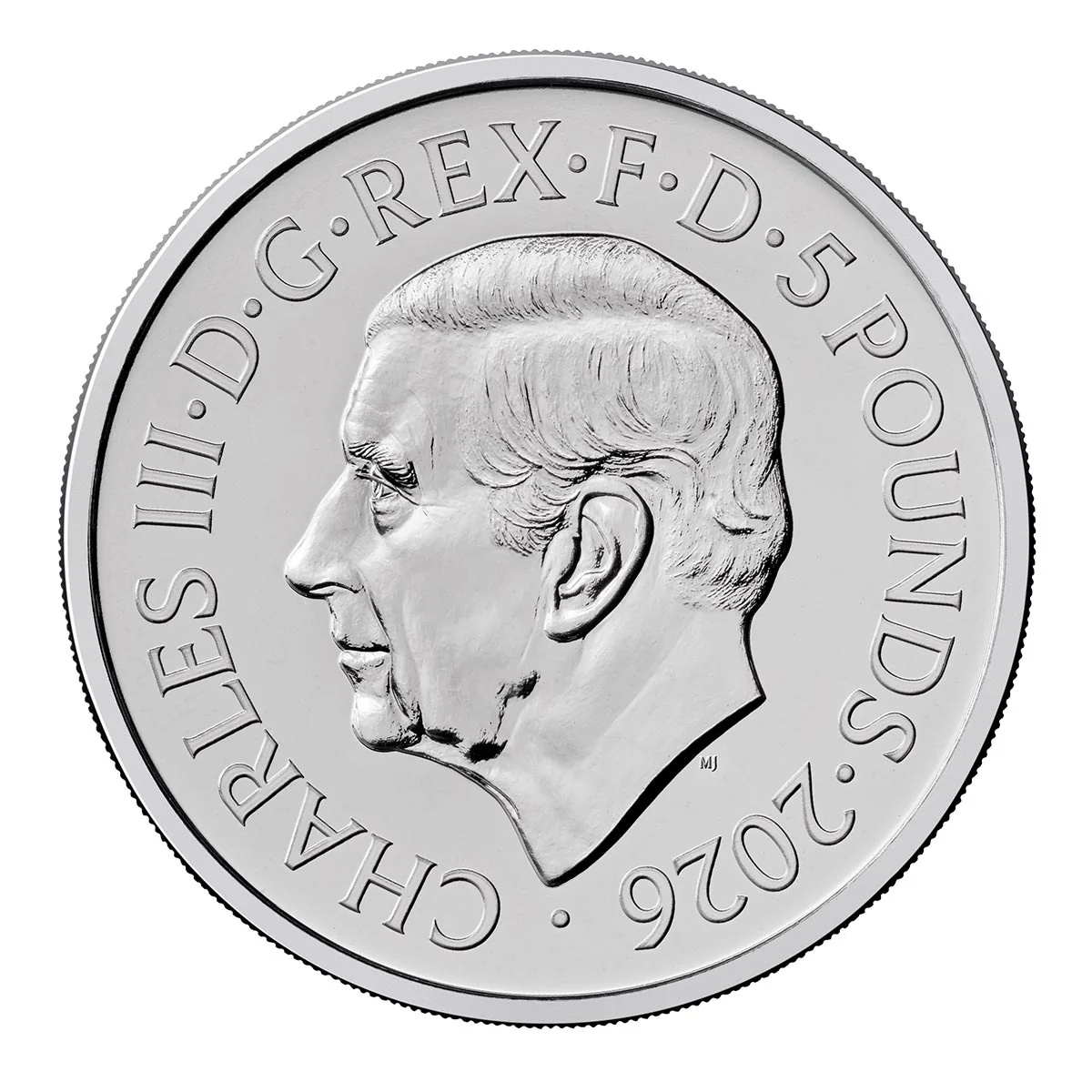 Great Britain Portraits of Queen Elizabeth II 2026 £5 Jody Clark Cupro-Nickel Brilliant Uncirculated Coin - Image 3