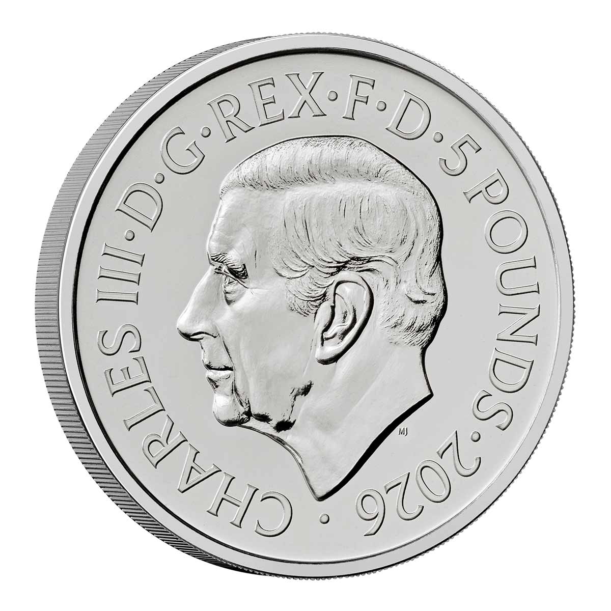 Great Britain Portraits of Queen Elizabeth II 2026 £5 Mary Gilick Cupro-Nickel Brilliant Uncirculated Coin - Image 3