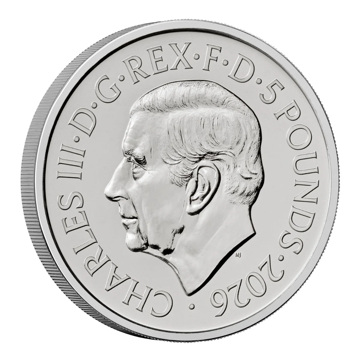 Great Britain Portraits of Queen Elizabeth II 2026 £5 Raphael Maklouf Cupro-Nickel Brilliant Uncirculated Coin - Image 3
