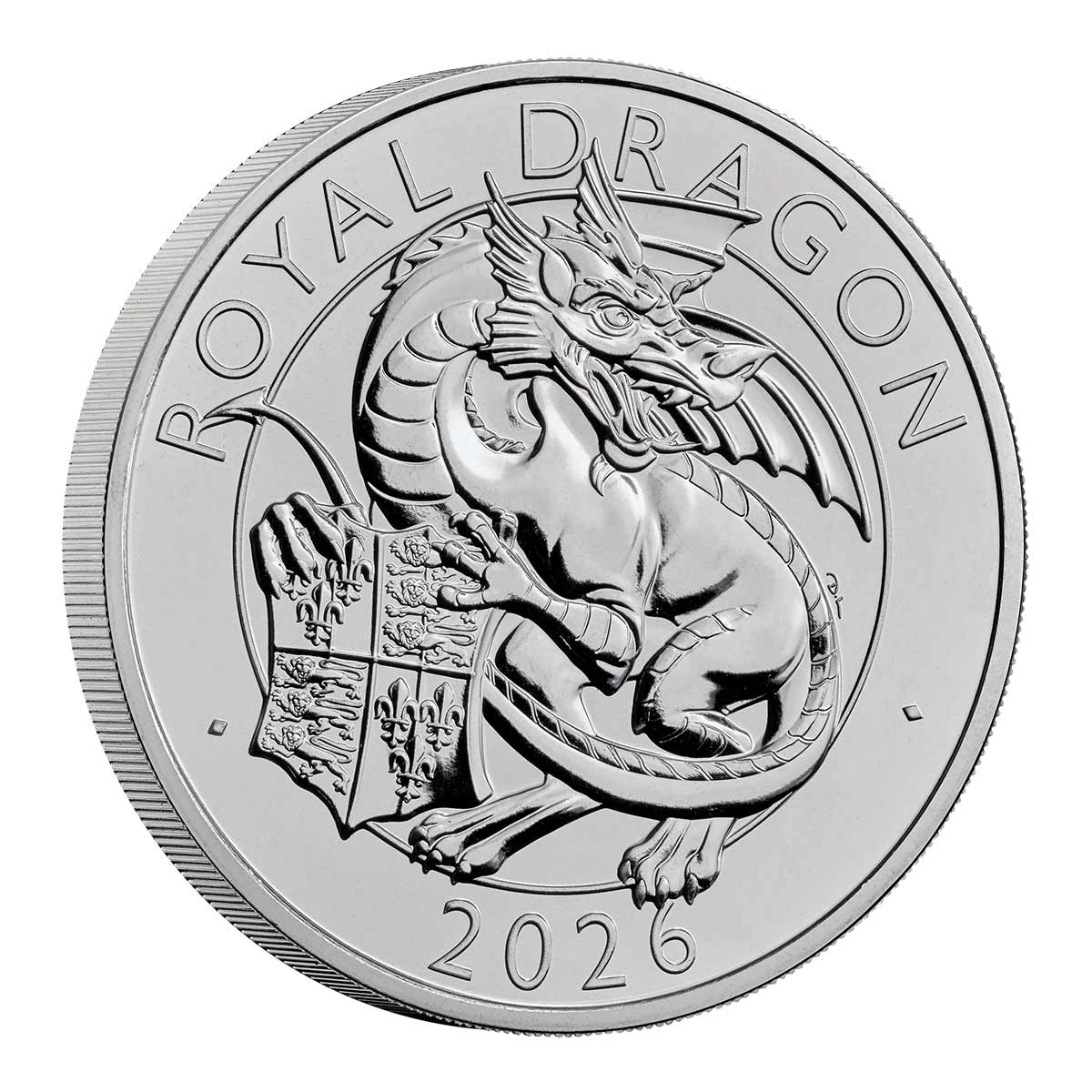 Great Britain Royal Tudor Beasts 2026 £5 Royal Dragon Cupro-Nickel Brilliant Uncirculated Coin - Image 3