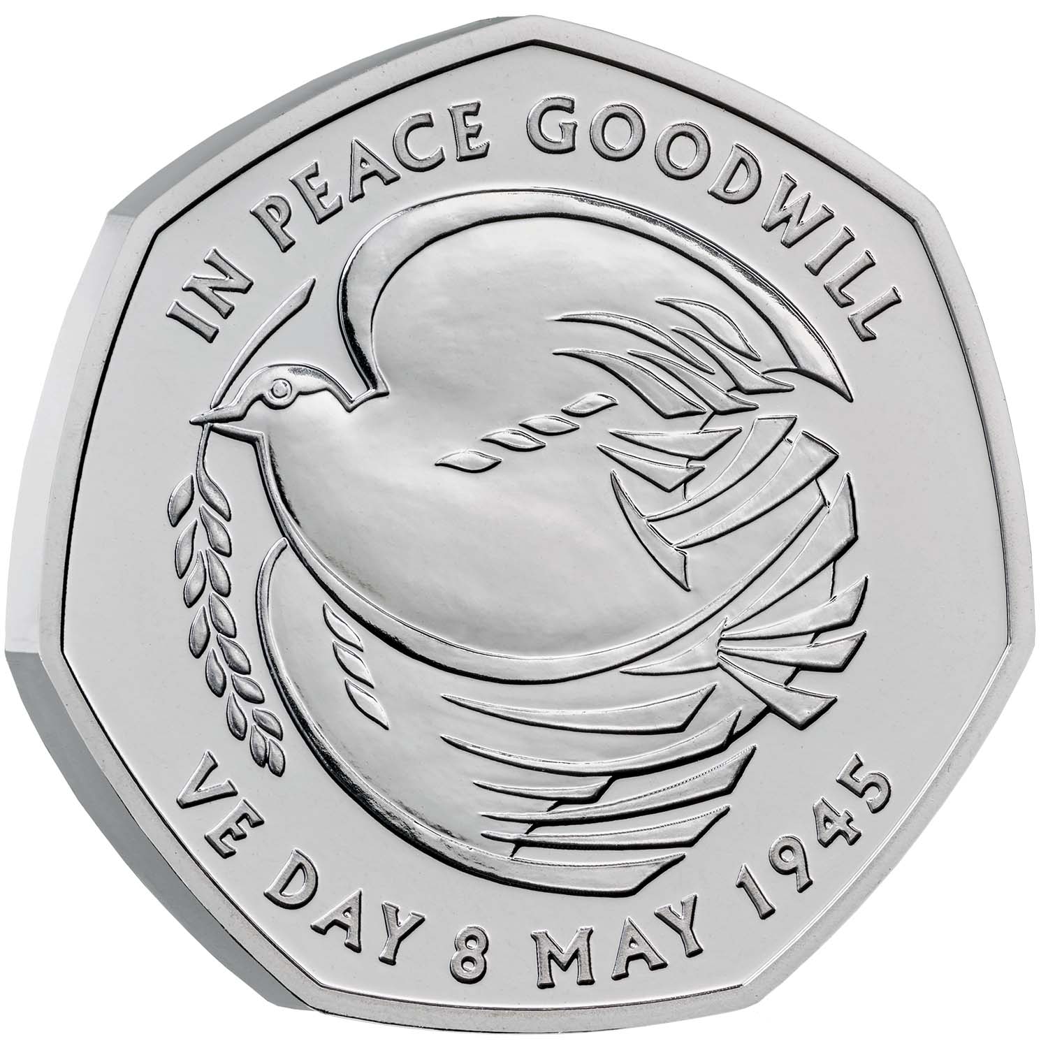 Great Britain 80th Anniversary of VE Day 2025 50p Brilliant Uncirculated Coin