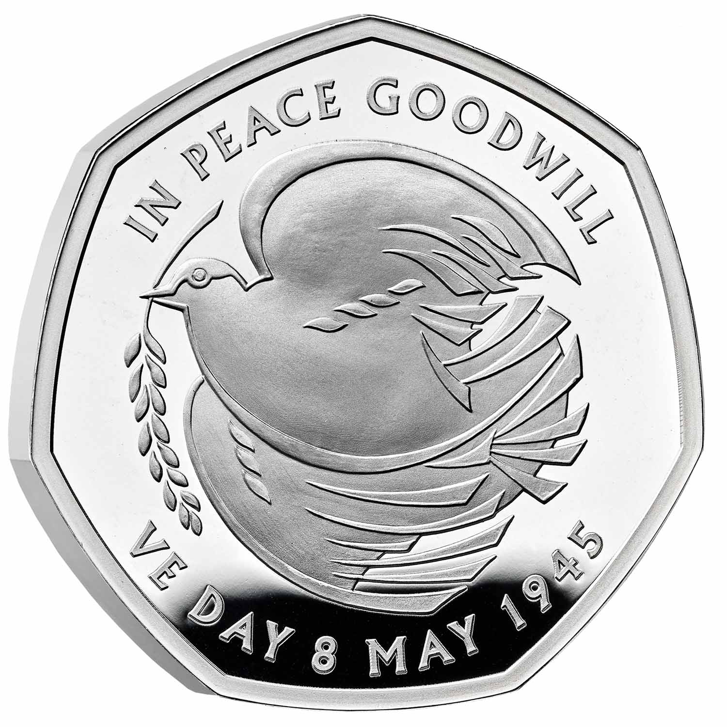 Great Britain 80th Anniversary of VE Day 2025 50p Silver Proof Coin