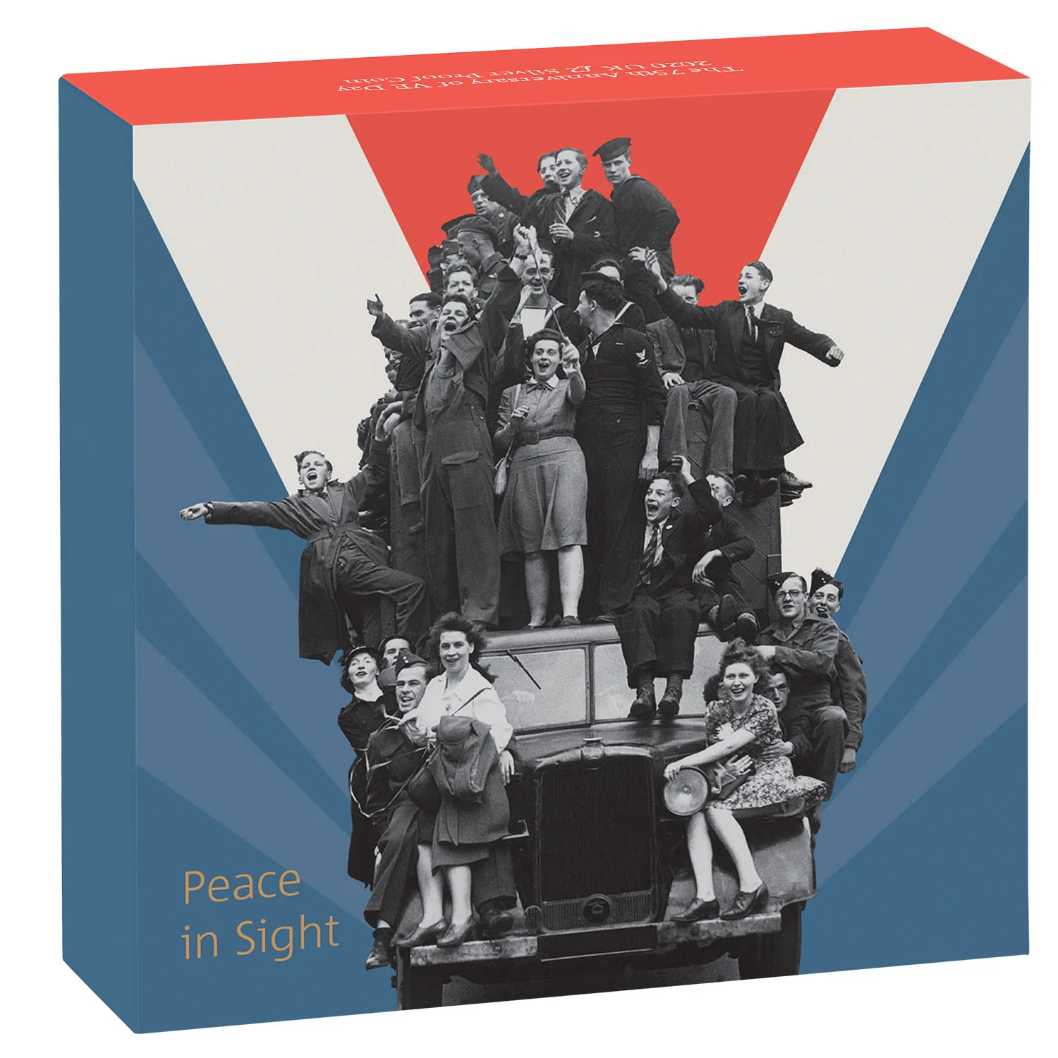 Great Britain 80th Anniversary of VE Day 2025 50p Silver Proof Coin - Image 4