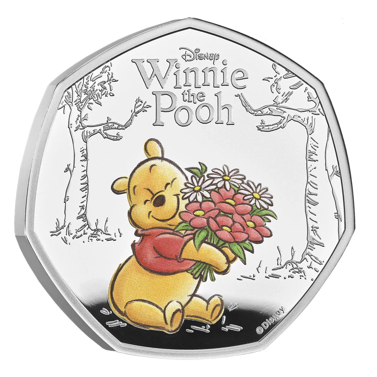 Great Britain Winnie the Pooh 100th Anniversary 2026 50p Colour Silver Proof Coin - Image 2