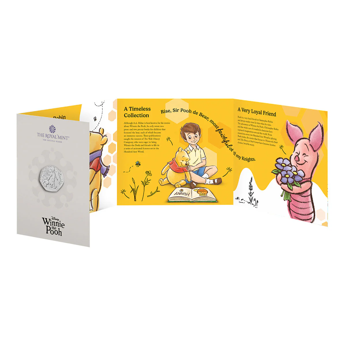 Great Britain Winnie the Pooh 100th Anniversary Loyalty 2026 50p Cupro-Nickel Brilliant Uncirculated Coin - Image 2