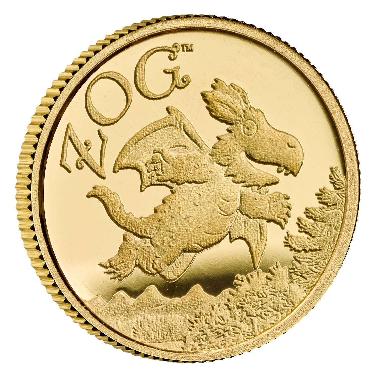 Great Britain Zog 2025 50p 1/40oz Gold Proof Coin