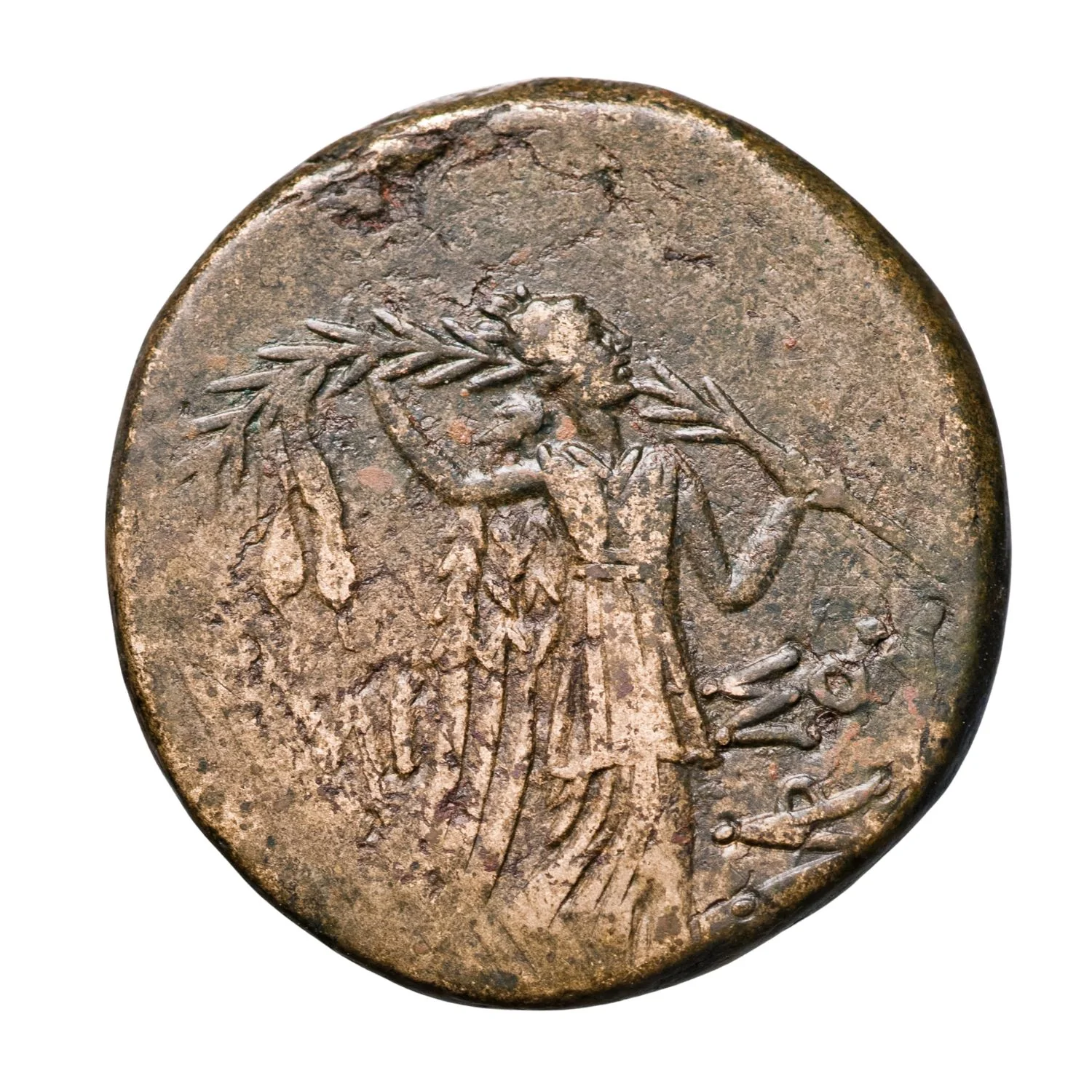Ancient Greece Pontus c85-65BC Mithradates VI Eupator Bronze Fine-Very Fine Coin - Image 3