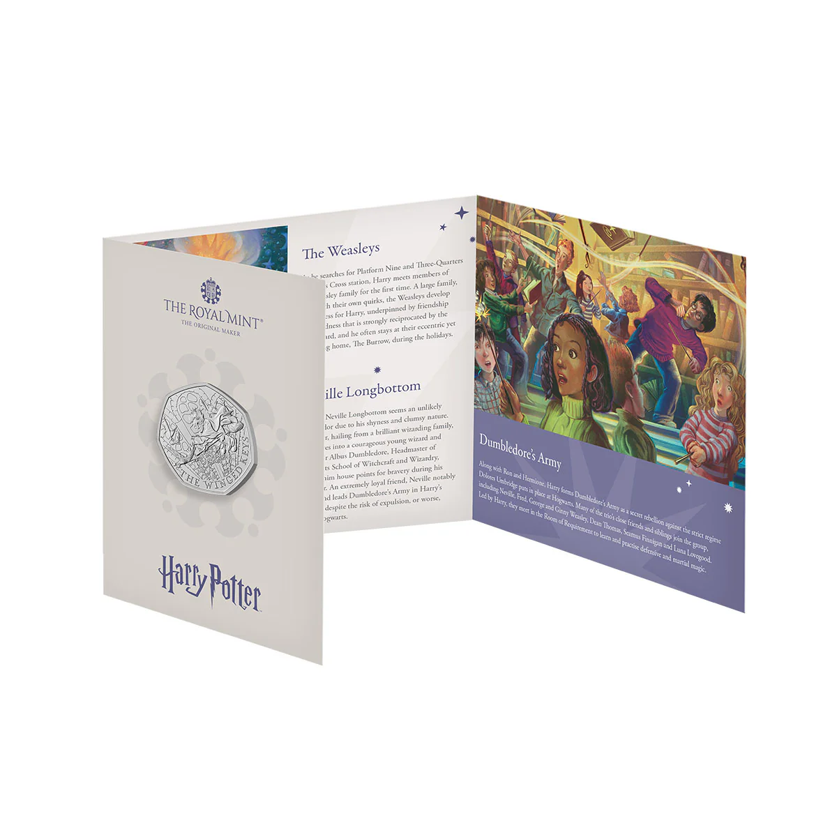 Great Britain Harry Potter Winged Keys 2024 50p Cupro-Nickel Brilliant Uncirculated Coin - Image 4