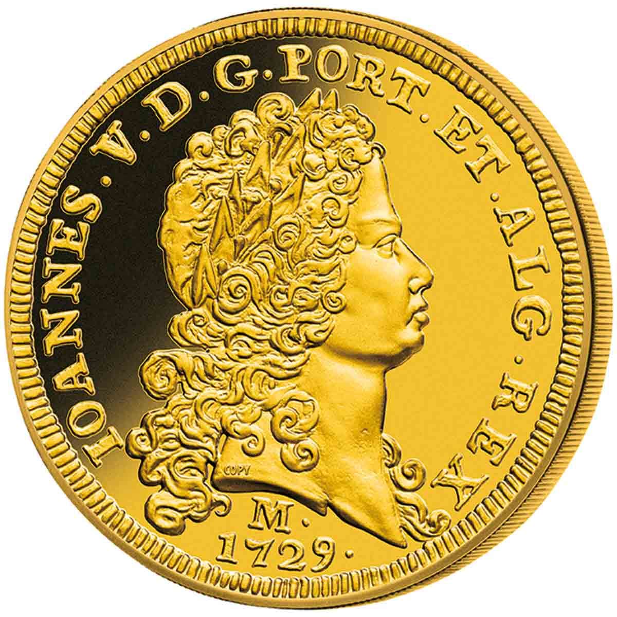 Portugal 1724-32 Gold Johanna Replica - Image 2