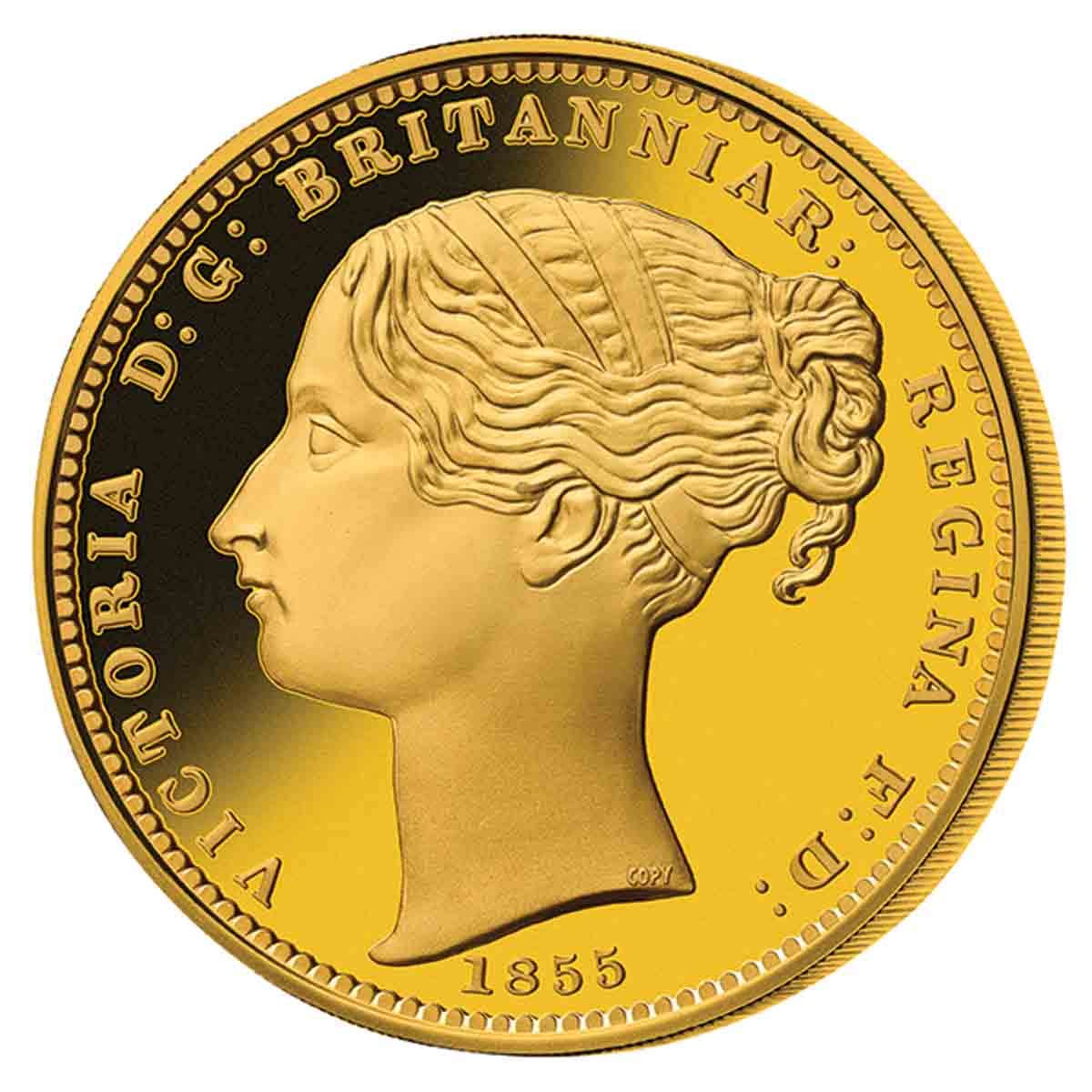 1855 Sydney Mint Sovereign Replica - Image 2