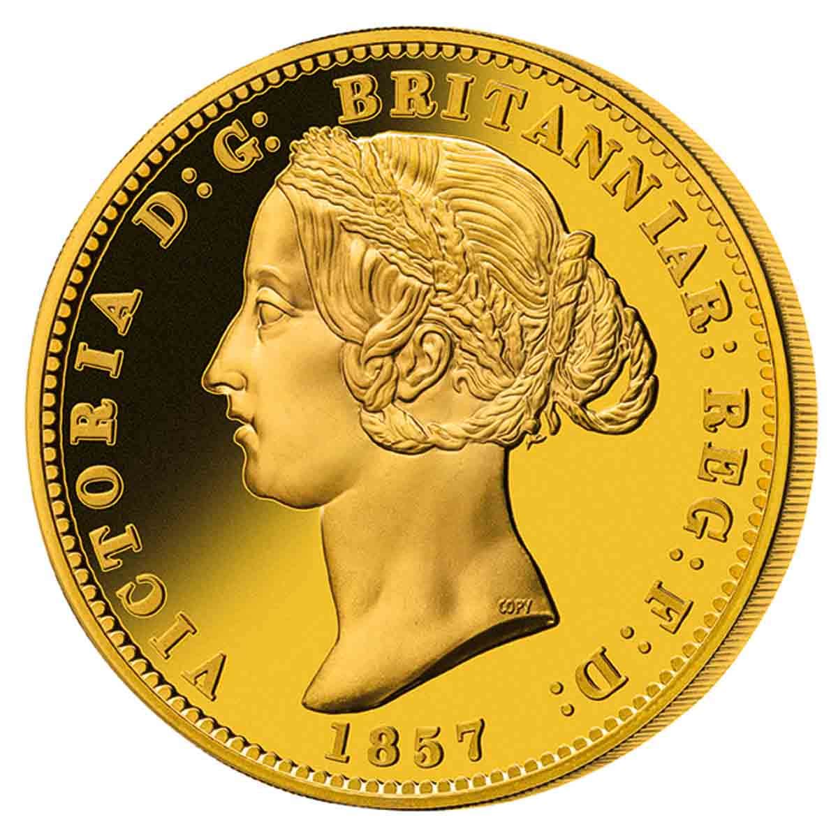 1857 Sydney Mint Sovereign Replica - Image 2
