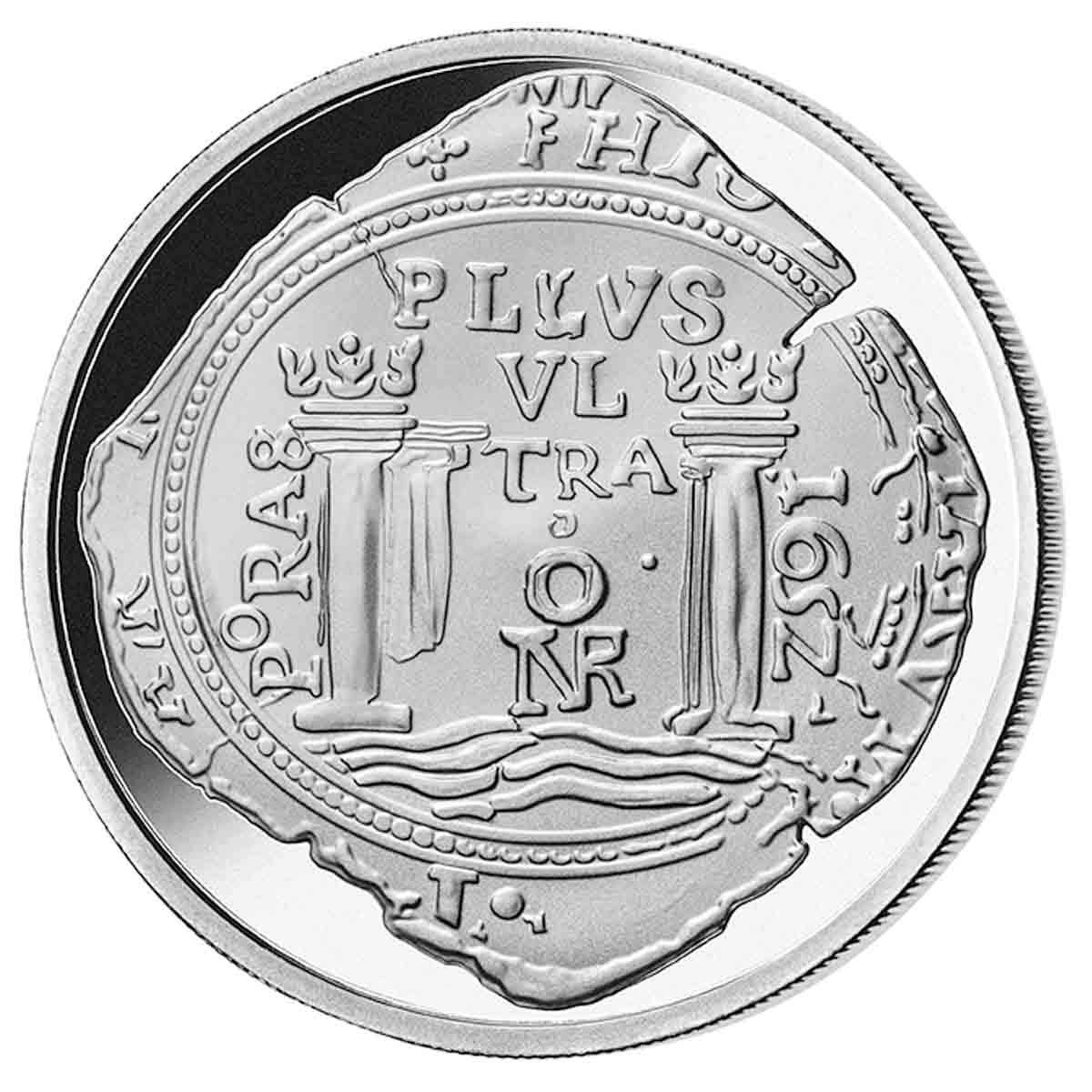 Gilt Dragon Spanish Reales Replica - Image 2