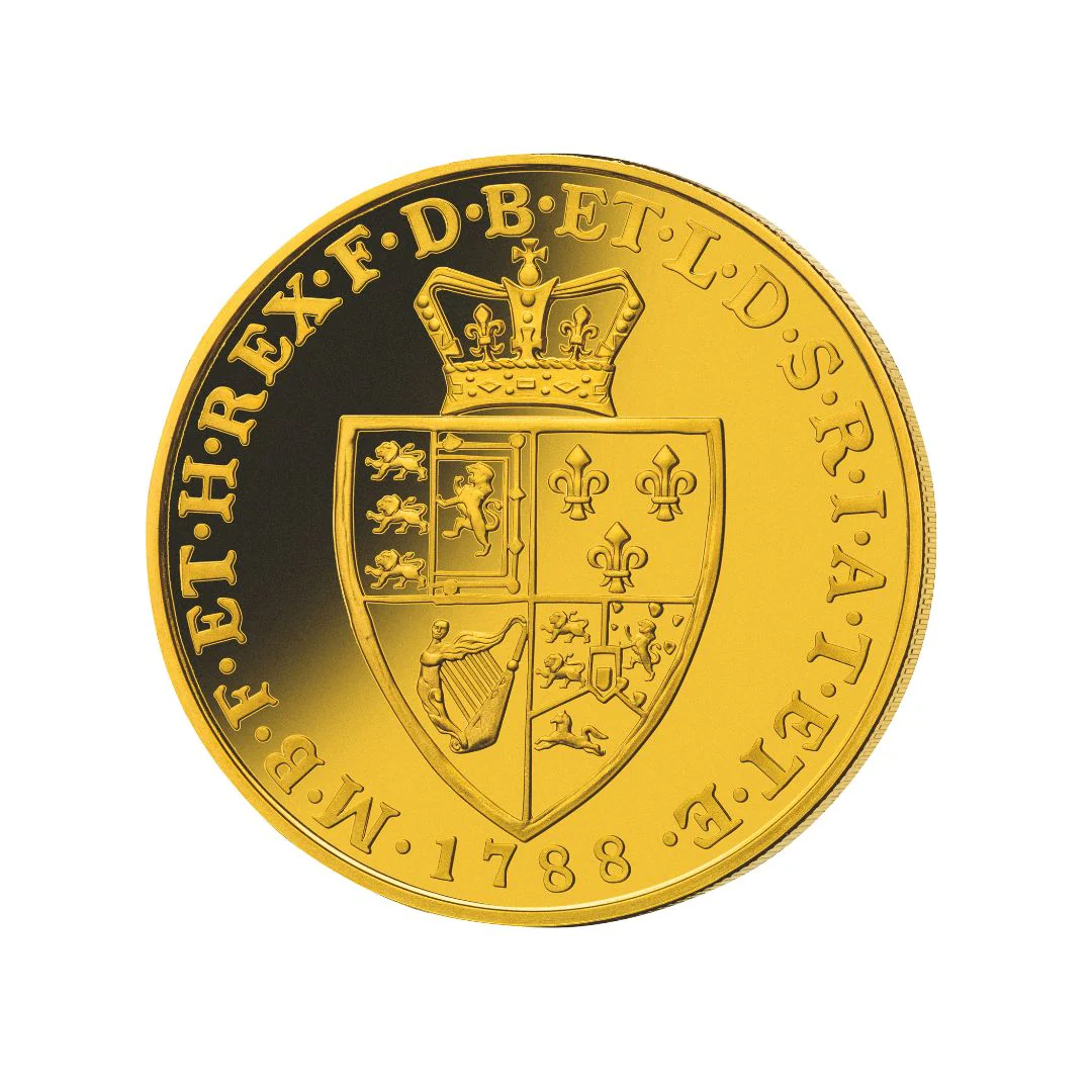 Great Britain 1788 Spade Guinea Gold-plated Replica
