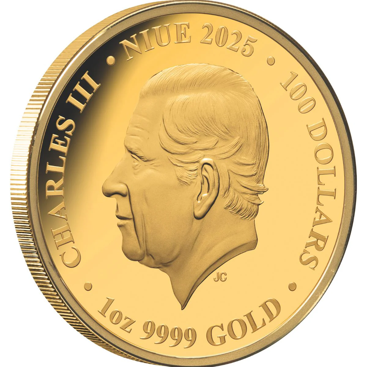 Heraldic Beasts 2025 $100 Lion 1oz Gold Proof Coin - Image 2