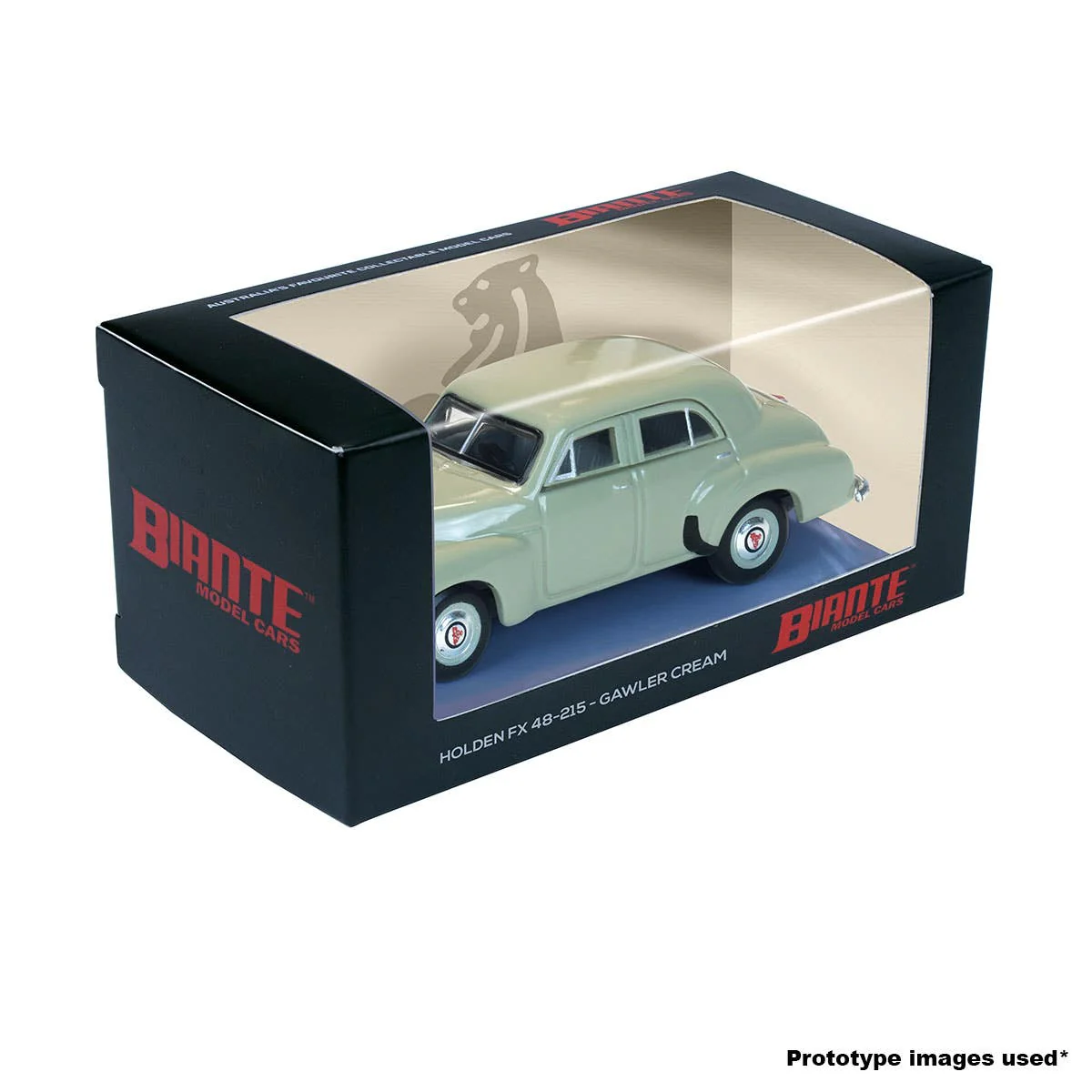 HOLDEN 48-215 FX - GAWLER CREAM - 1:64 Scale Diecast Model Car - Image 5