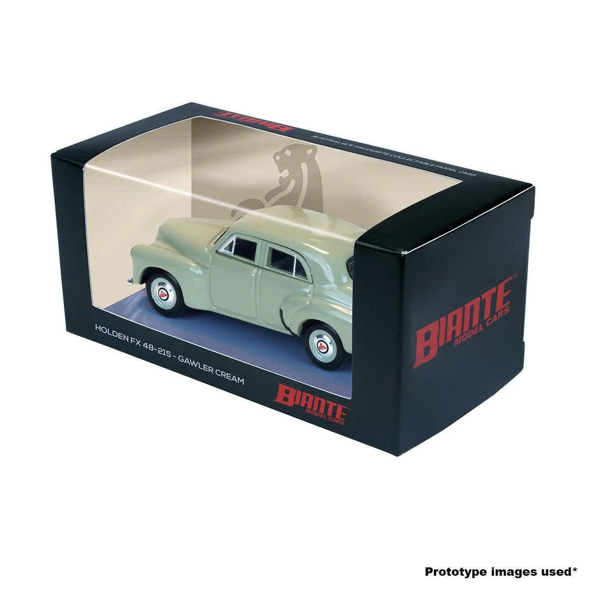 HOLDEN 48-215 FX - GAWLER CREAM - 1:64 Scale Diecast Model Car - Image 6