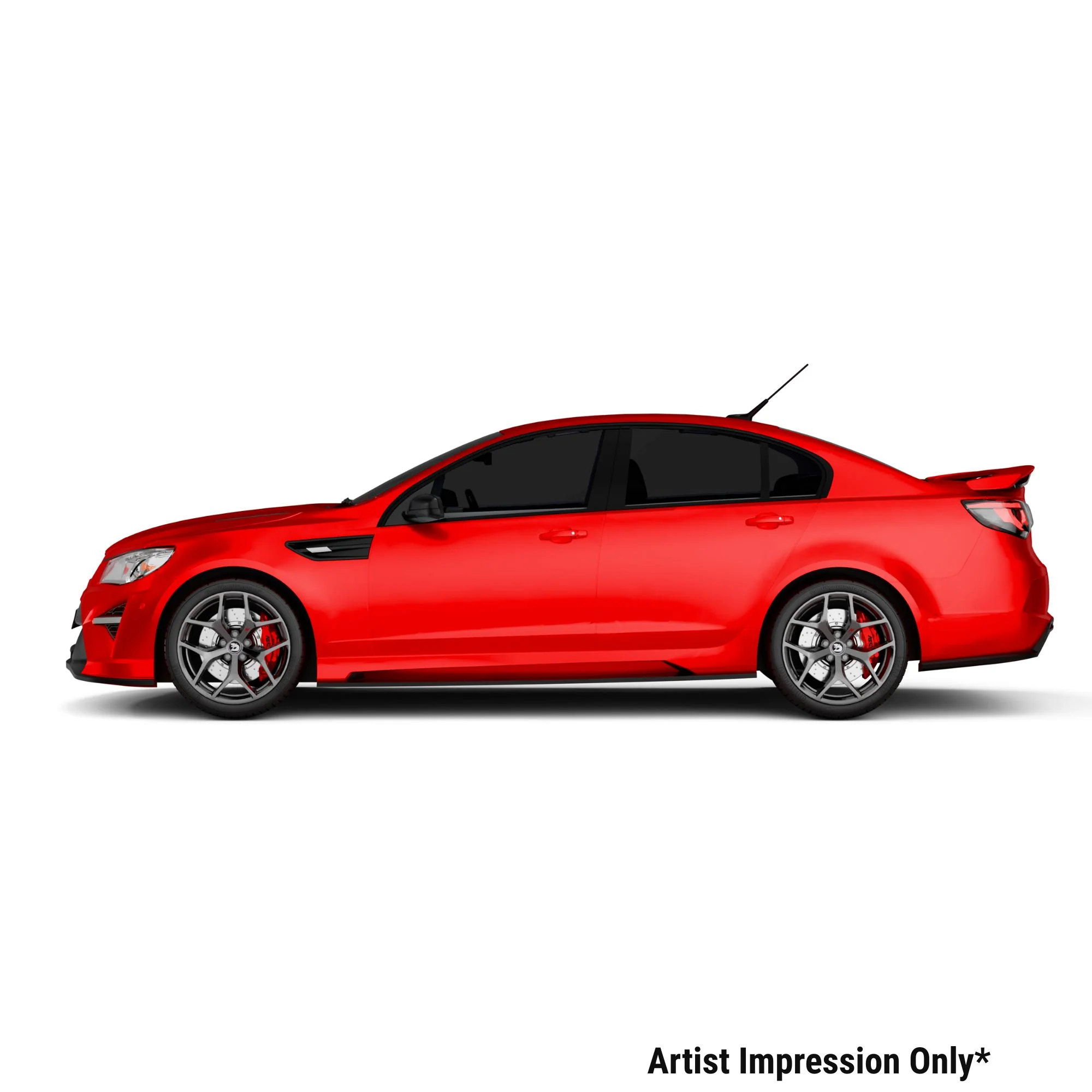 HOLDEN HSV Gen-F2 GTSR - STING RED - 1:18 Scale Diecast Model Car - Image 2