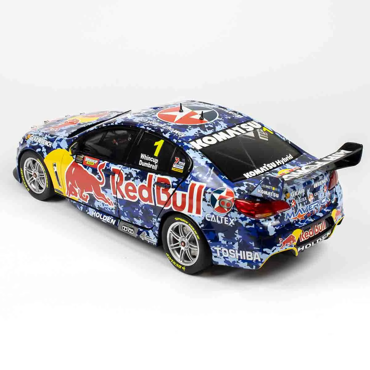 HOLDEN VF COMMODORE - RED BULL RACING #1 - WHINCUP/DUMBRELL - 2014 BATHURST 1000 AIR FORCE LIVERY - 1:43 Scale Diecast Model Car - Image 2