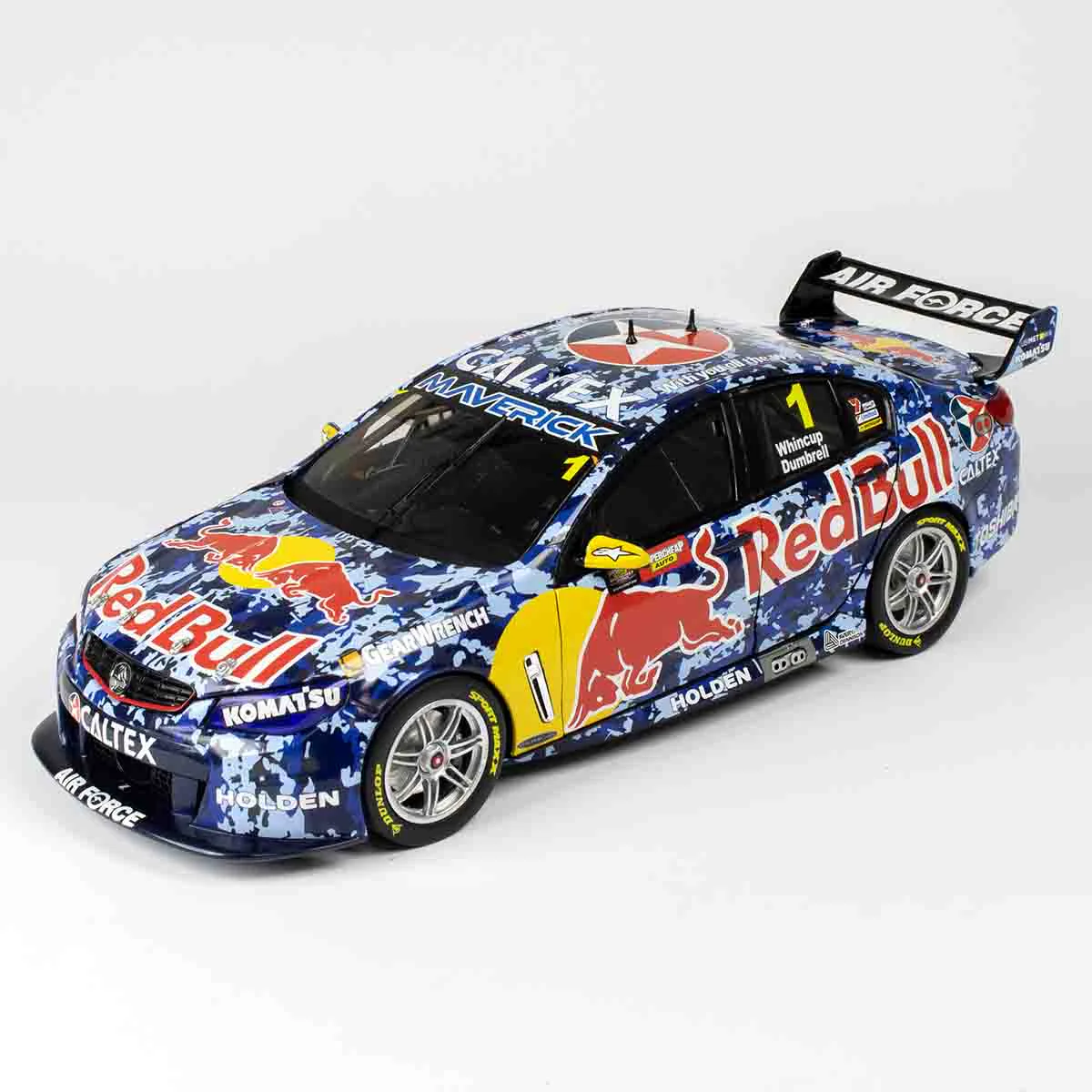 HOLDEN VF COMMODORE - RED BULL RACING #1 - WHINCUP/DUMBRELL - 2014 BATHURST 1000 AIR FORCE LIVERY - 1:43 Scale Diecast Model Car - Image 3