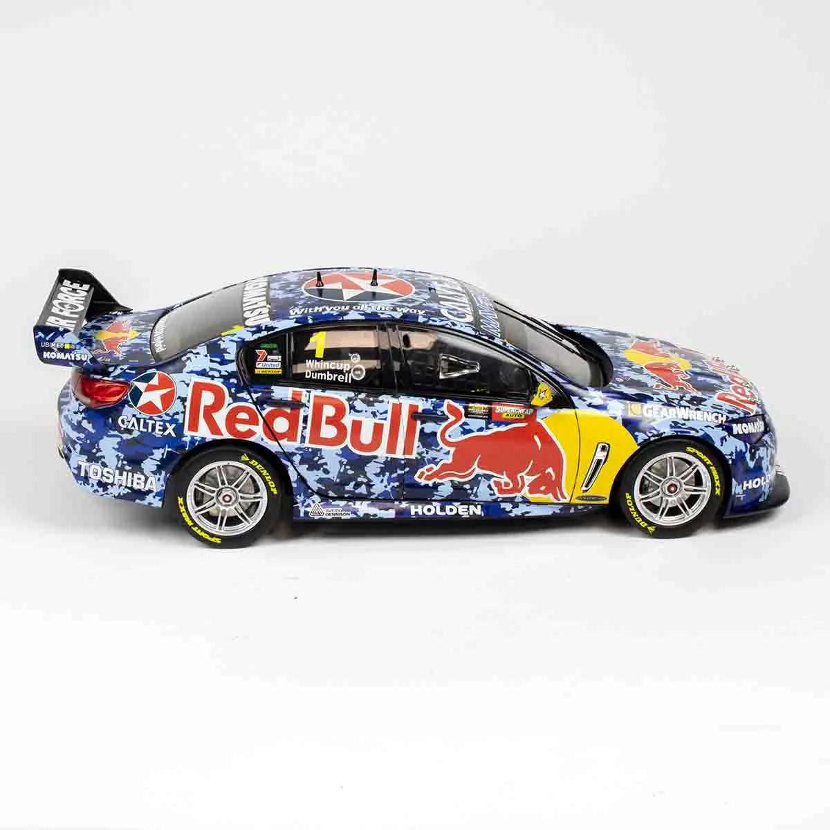 HOLDEN VF COMMODORE - RED BULL RACING #1 - WHINCUP/DUMBRELL - 2014 BATHURST 1000 AIR FORCE LIVERY - 1:43 Scale Diecast Model Car - Image 5