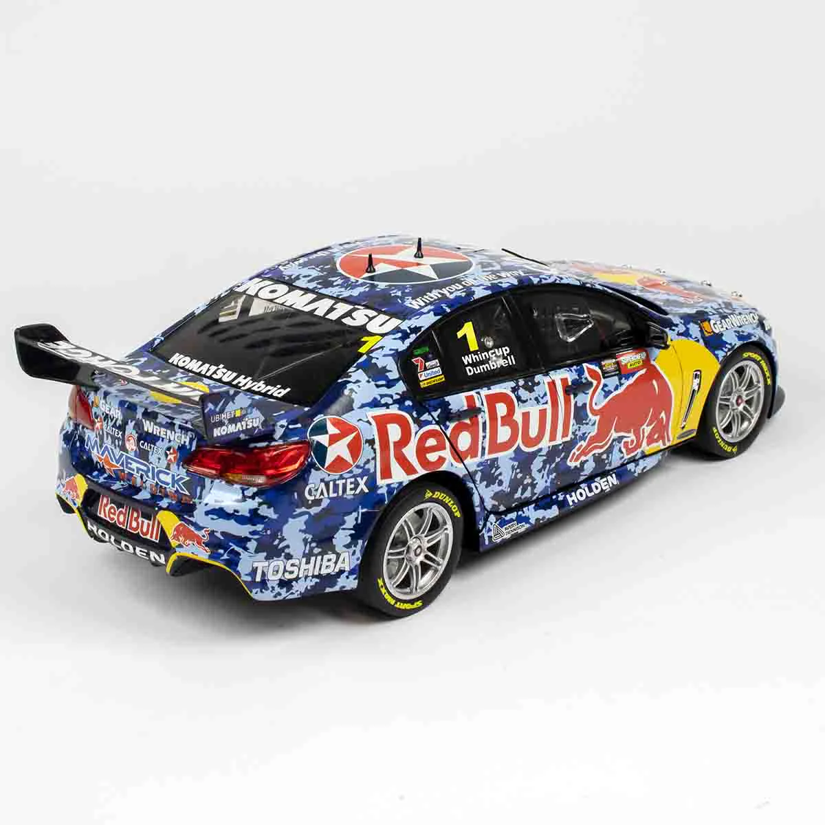 HOLDEN VF COMMODORE - RED BULL RACING #1 - WHINCUP/DUMBRELL - 2014 BATHURST 1000 AIR FORCE LIVERY - 1:43 Scale Diecast Model Car - Image 6