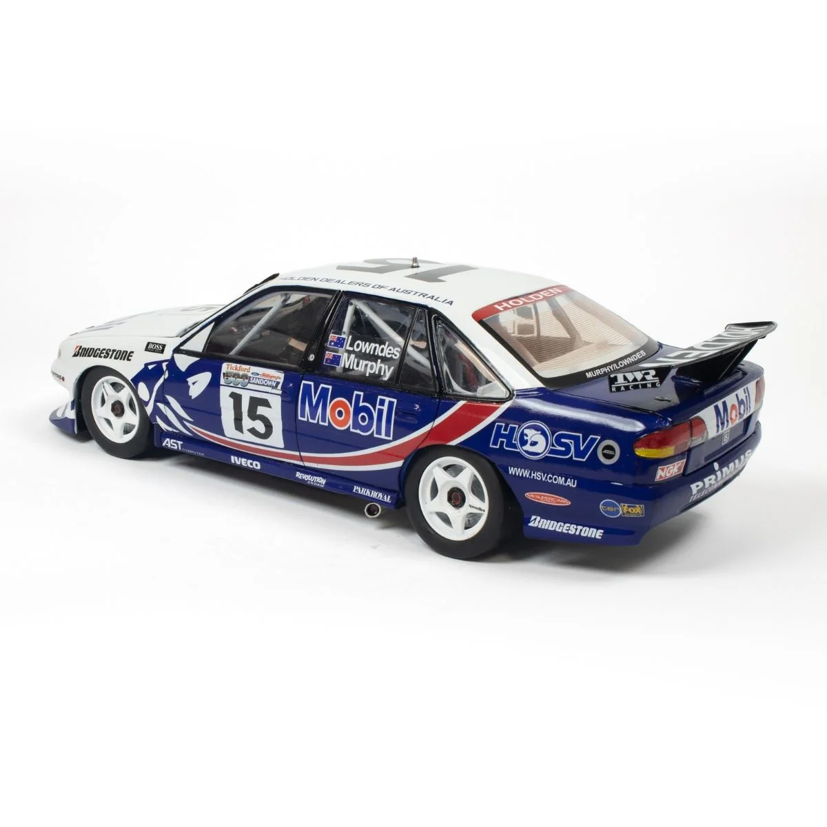Holden VS Commodore - 1997 Sandown 500 Winner -  #15 Murphy / Lowndes  - 1:18 Scale Model Car - Image 4