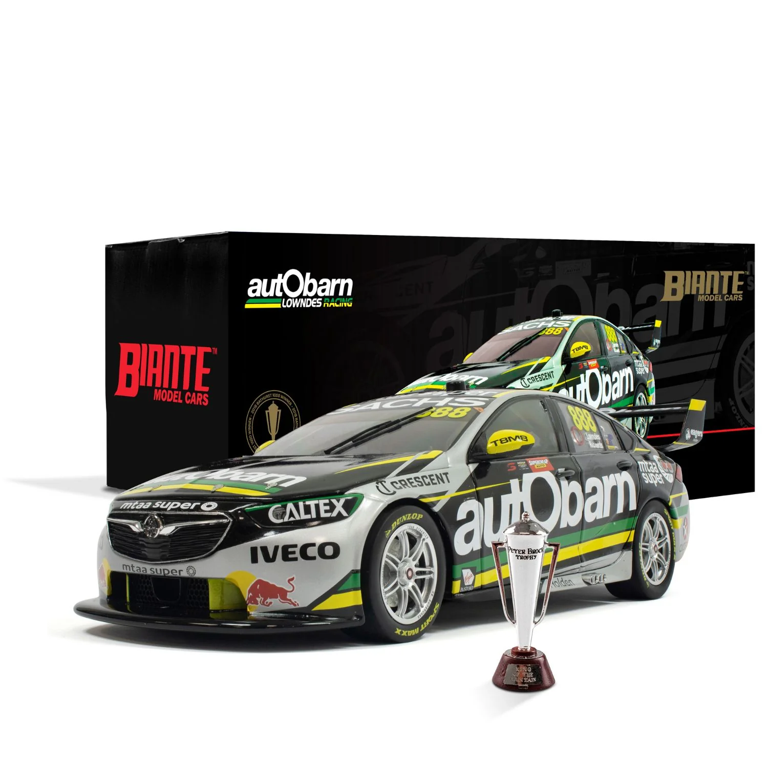 HOLDEN ZB COMMODORE - AUTOBARN LOWNDES RACING - CRAIG LOWNDES/STEVEN RICHARDS #888 - 2018 - BATHURST 1000 - WINNER - 1:18 Scale Diecast Model Car