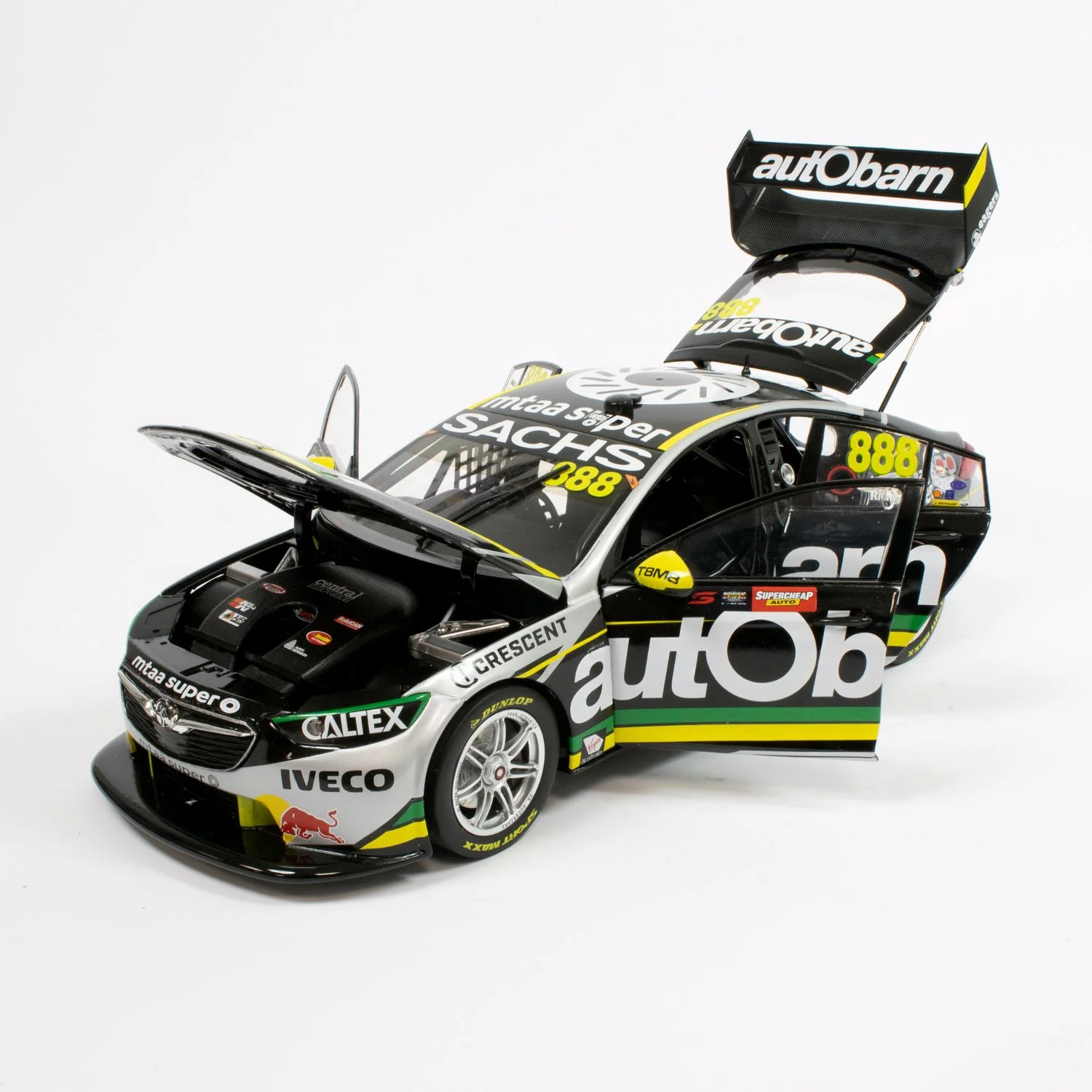 HOLDEN ZB COMMODORE - AUTOBARN LOWNDES RACING - CRAIG LOWNDES/STEVEN RICHARDS #888 - 2018 - BATHURST 1000 - WINNER - 1:18 Scale Diecast Model Car - Image 2