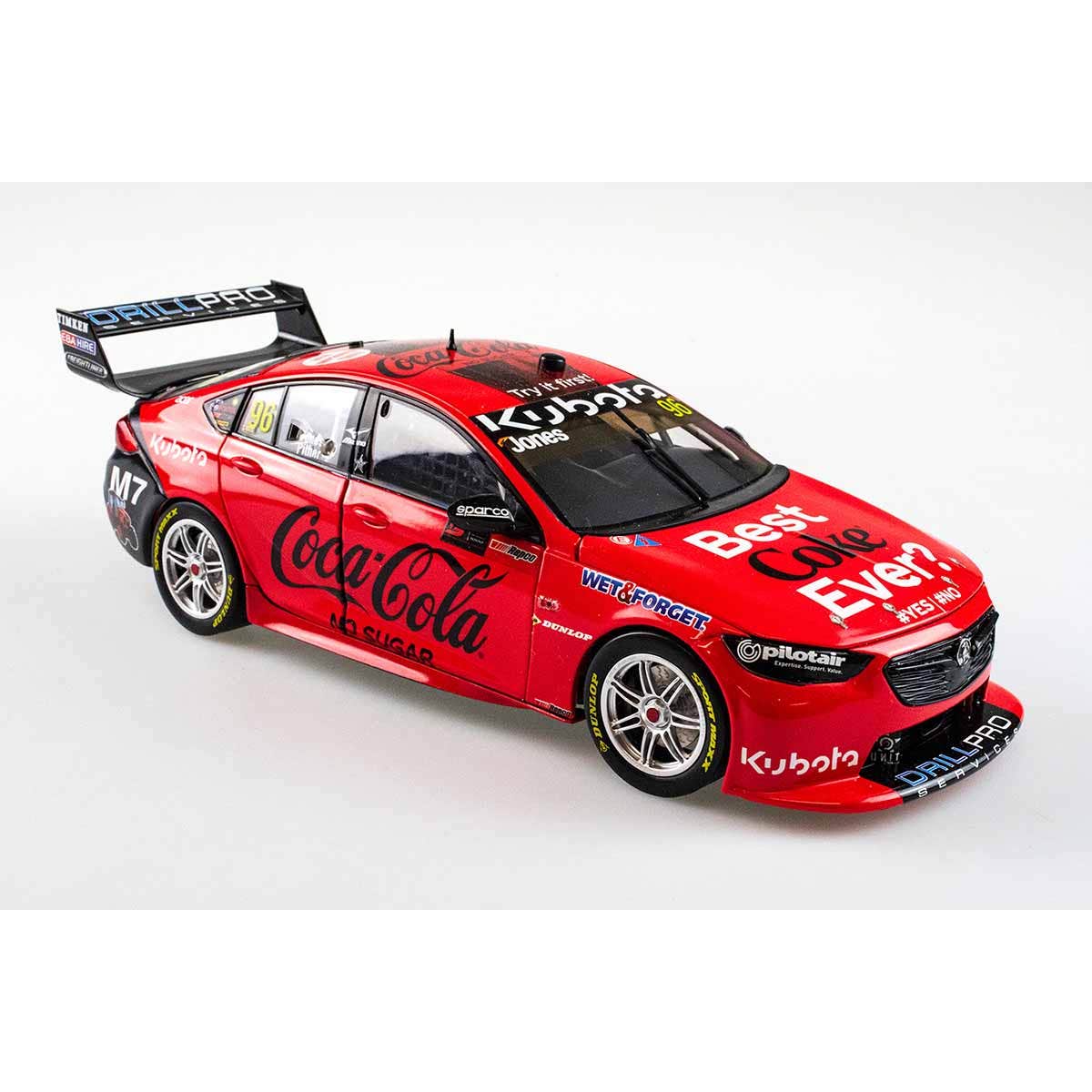 HOLDEN ZB COMMODORE - BJR COCA-COLA - JONES/PITHER #96 - 2021 REPCO Bathurst 1000 - 1:18 Scale Diecast Model Car - Image 4
