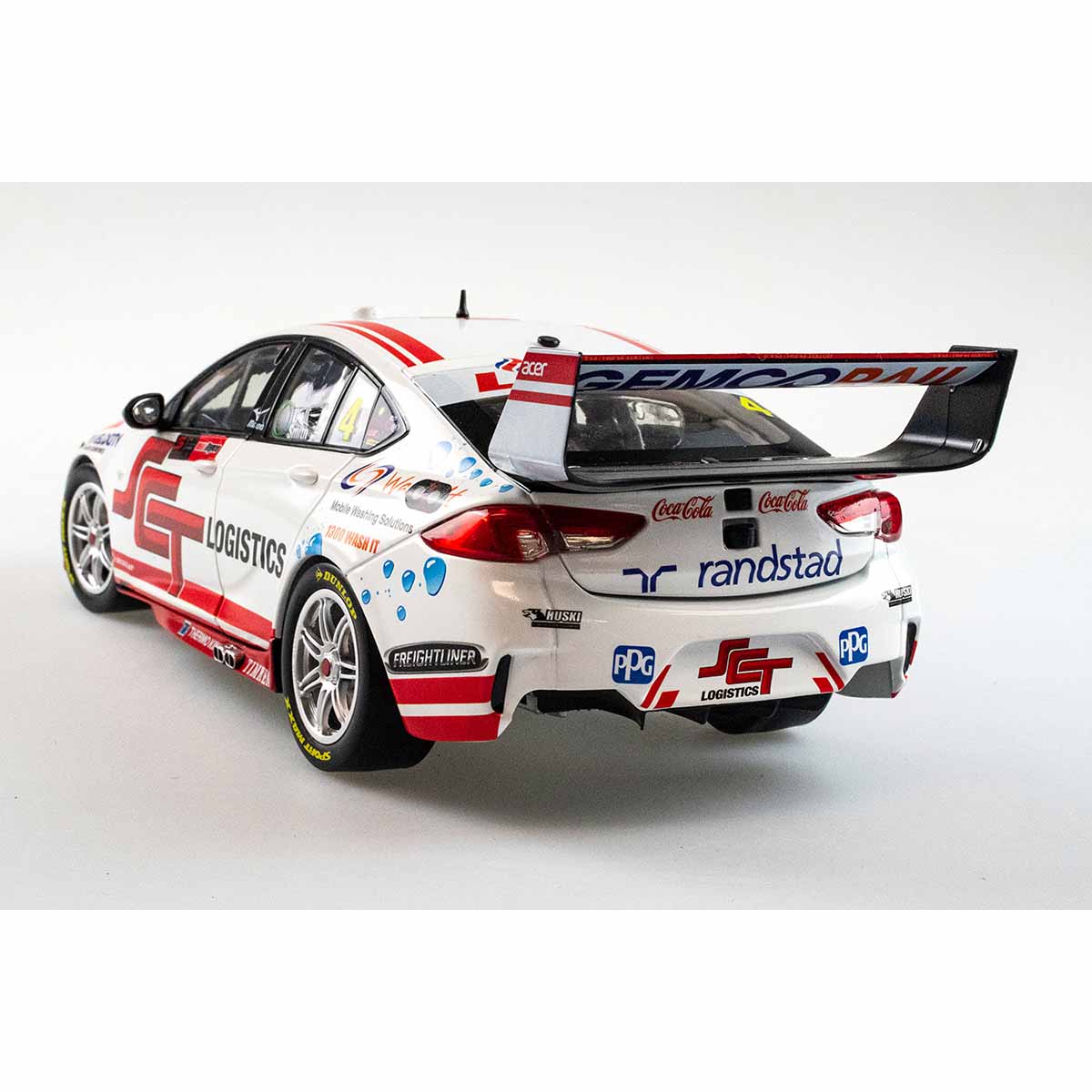 HOLDEN ZB COMMODORE - BJR SCT LOGISTICS -  SMITH/WALL #4 - 2021 REPCO Bathurst 1000 - 1:18 Scale Diecast Model Car - Image 2