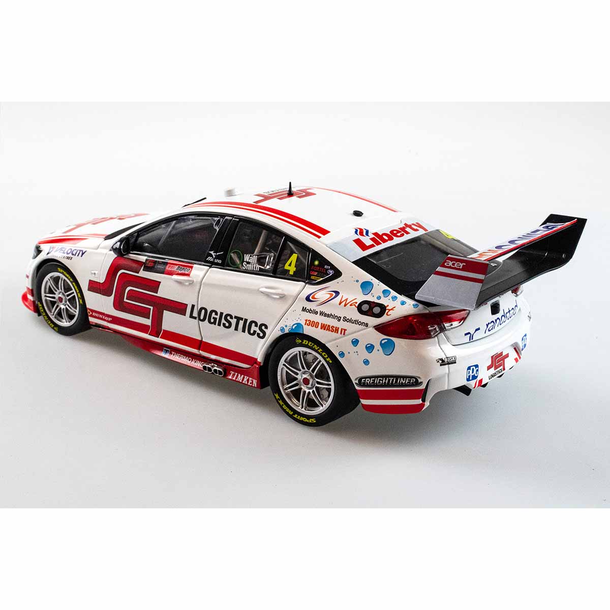 HOLDEN ZB COMMODORE - BJR SCT LOGISTICS -  SMITH/WALL #4 - 2021 REPCO Bathurst 1000 - 1:18 Scale Diecast Model Car - Image 4