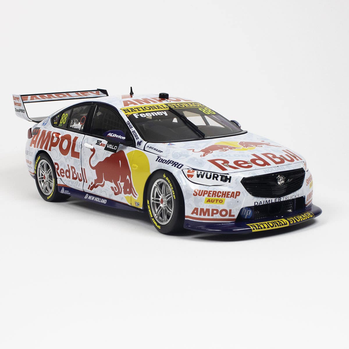 HOLDEN ZB COMMODORE - RED BULL AMPOL RACING - FEENEY #88 - 2022 VAILO Adelaide 500 Race 34 WINNER (Feeney's 1st Race Win) - 1:18 Scale Diecast Model Car