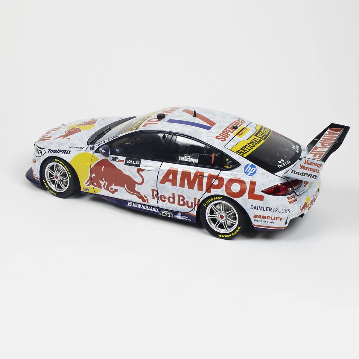 HOLDEN ZB COMMODORE - RED BULL AMPOL RACING - VAN GISBERGEN #1 - 2022 VAILO Adelaide 500 CHAMPIONSHIP WINNER - 1:64 Scale Diecast Model Car - Image 4