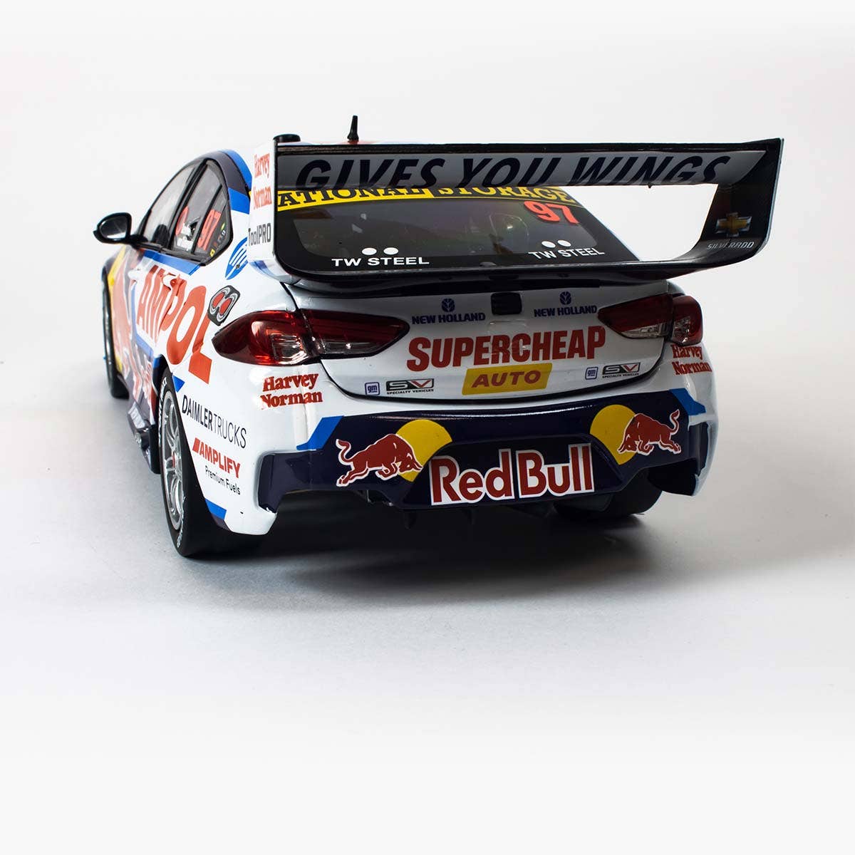 HOLDEN ZB COMMODORE - RED BULL AMPOL RACING - VAN GISBERGEN/TANDER #97 - 2022 Bathurst 1000 WINNER - 1:12 Scale Resin Model Car - Image 2