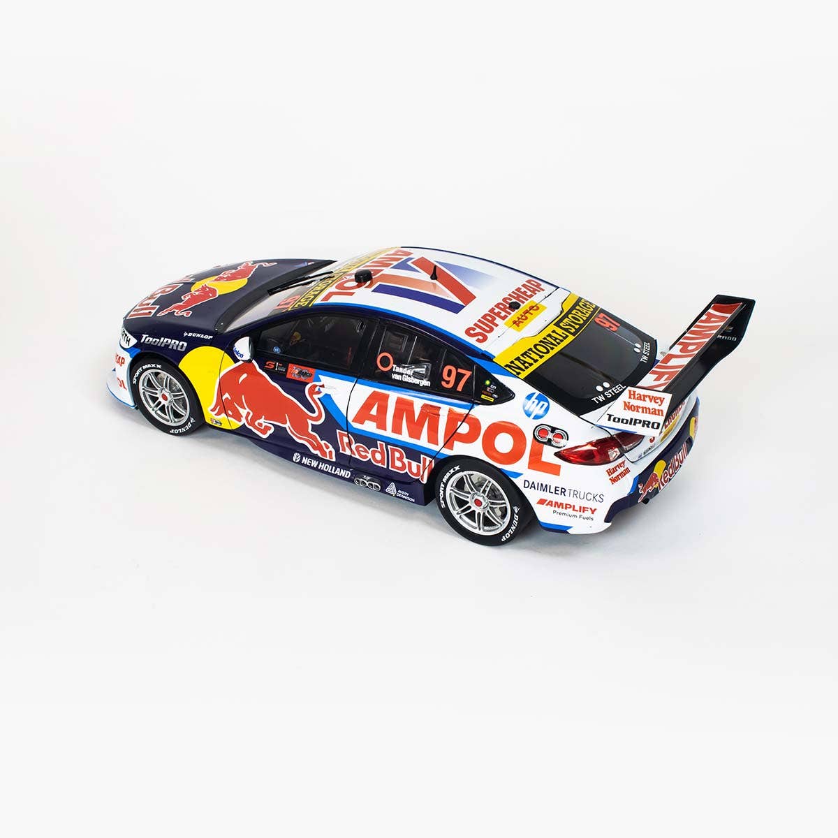 HOLDEN ZB COMMODORE - RED BULL AMPOL RACING - VAN GISBERGEN/TANDER #97 - 2022 Bathurst 1000 WINNER - 1:12 Scale Resin Model Car - Image 4