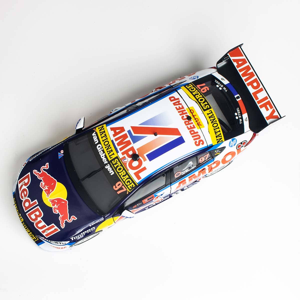HOLDEN ZB COMMODORE - RED BULL AMPOL RACING - VAN GISBERGEN/TANDER #97 - 2022 Bathurst 1000 WINNER - 1:12 Scale Resin Model Car - Image 5