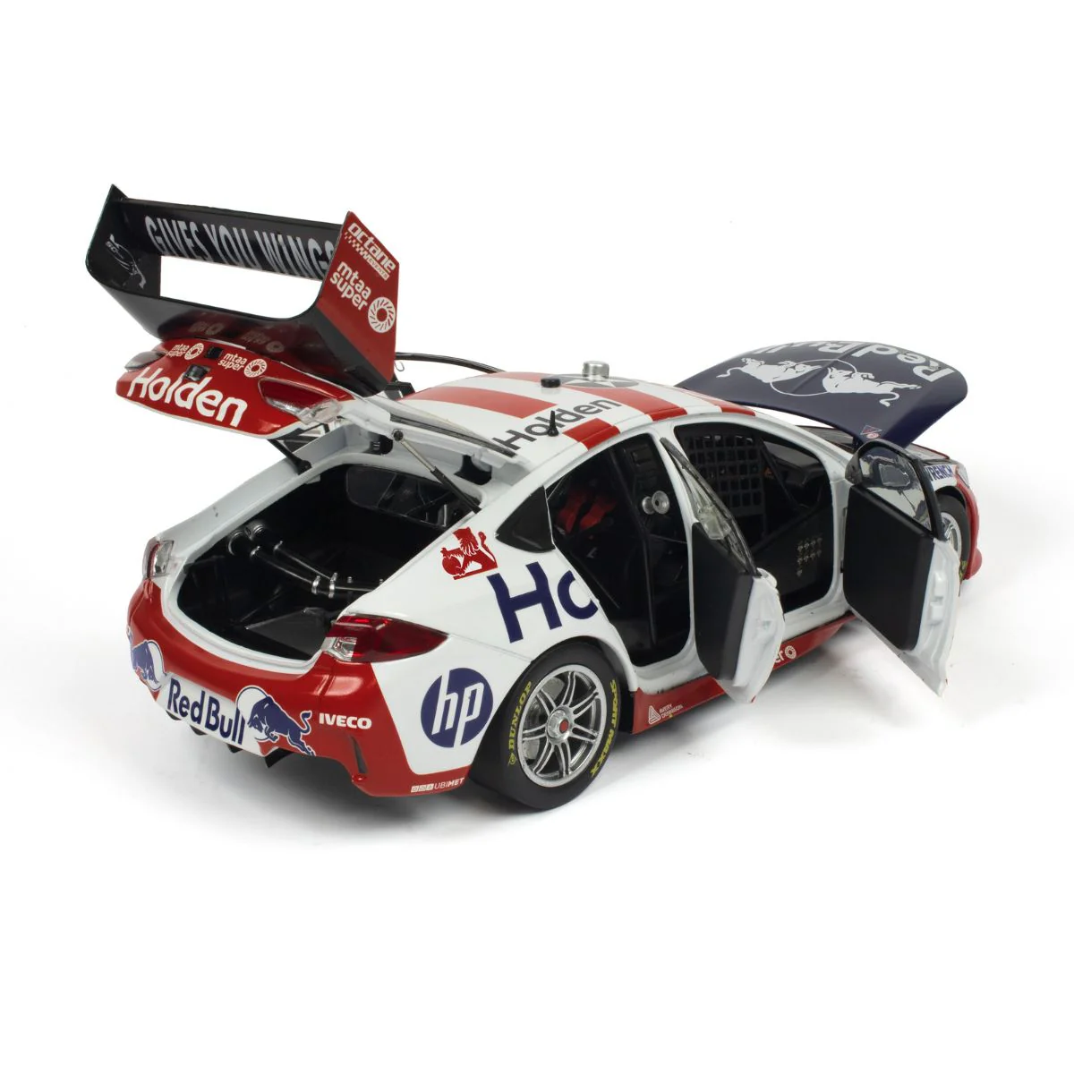 HOLDEN ZB COMMODORE - RED BULL HOLDEN RACING - SHANE VAN GISBERGEN/GARTH TANDER #97 - 2019 - RETRO LIVERY - BATHURST 1000 - RUNNER-UP - 1:18 Scale Diecast Model Car - Image 10