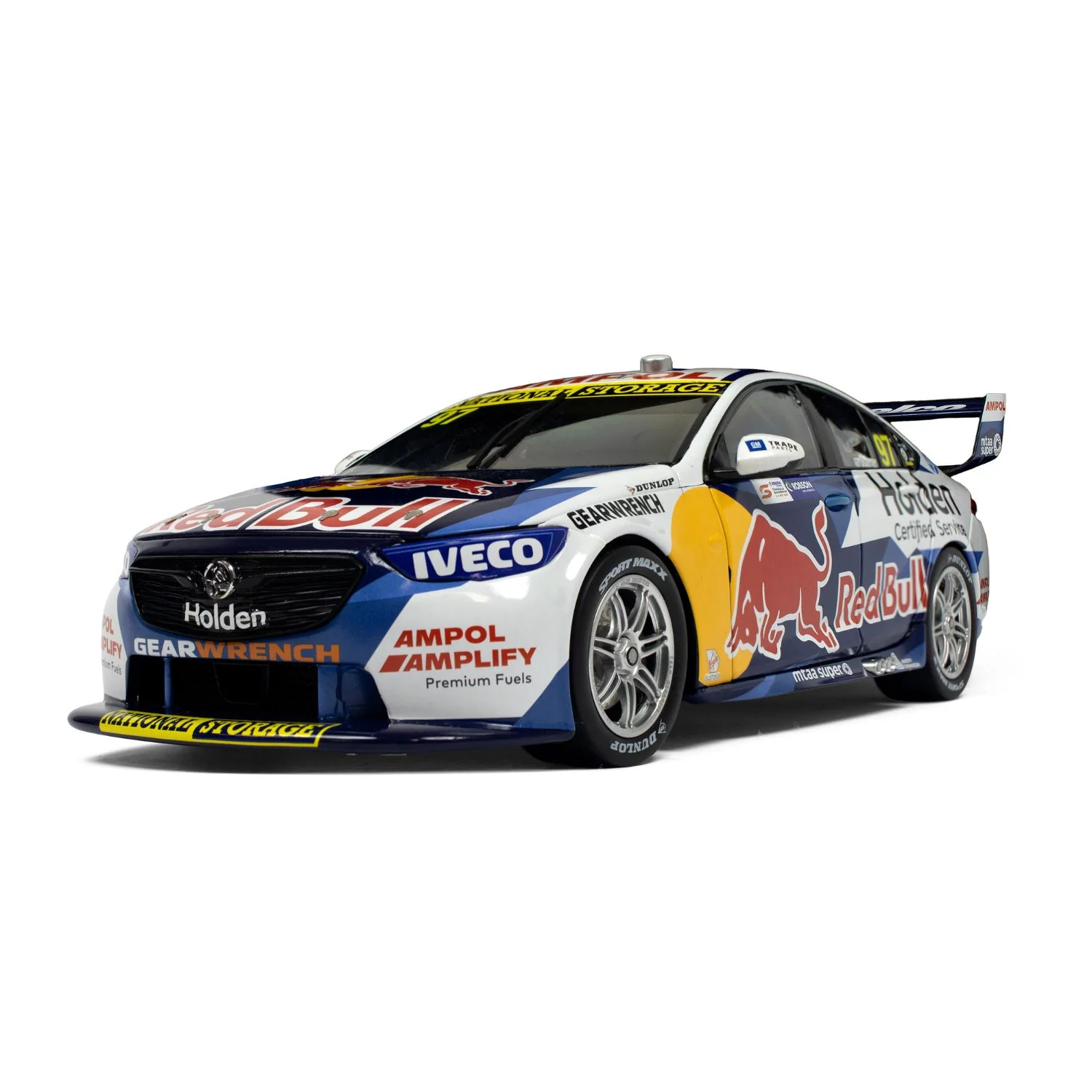 HOLDEN ZB COMMODORE - TRIPLE EIGHT RACE ENGINEERING - SHANE VAN GISBERGEN #97 - 2020 - NTI TOWNSVILLE SUPERSPRINT - RACE 23 - 200TH CHAMPIONSHIP RACE WIN - 1:18 Scale Diecast Model Car - Image 3