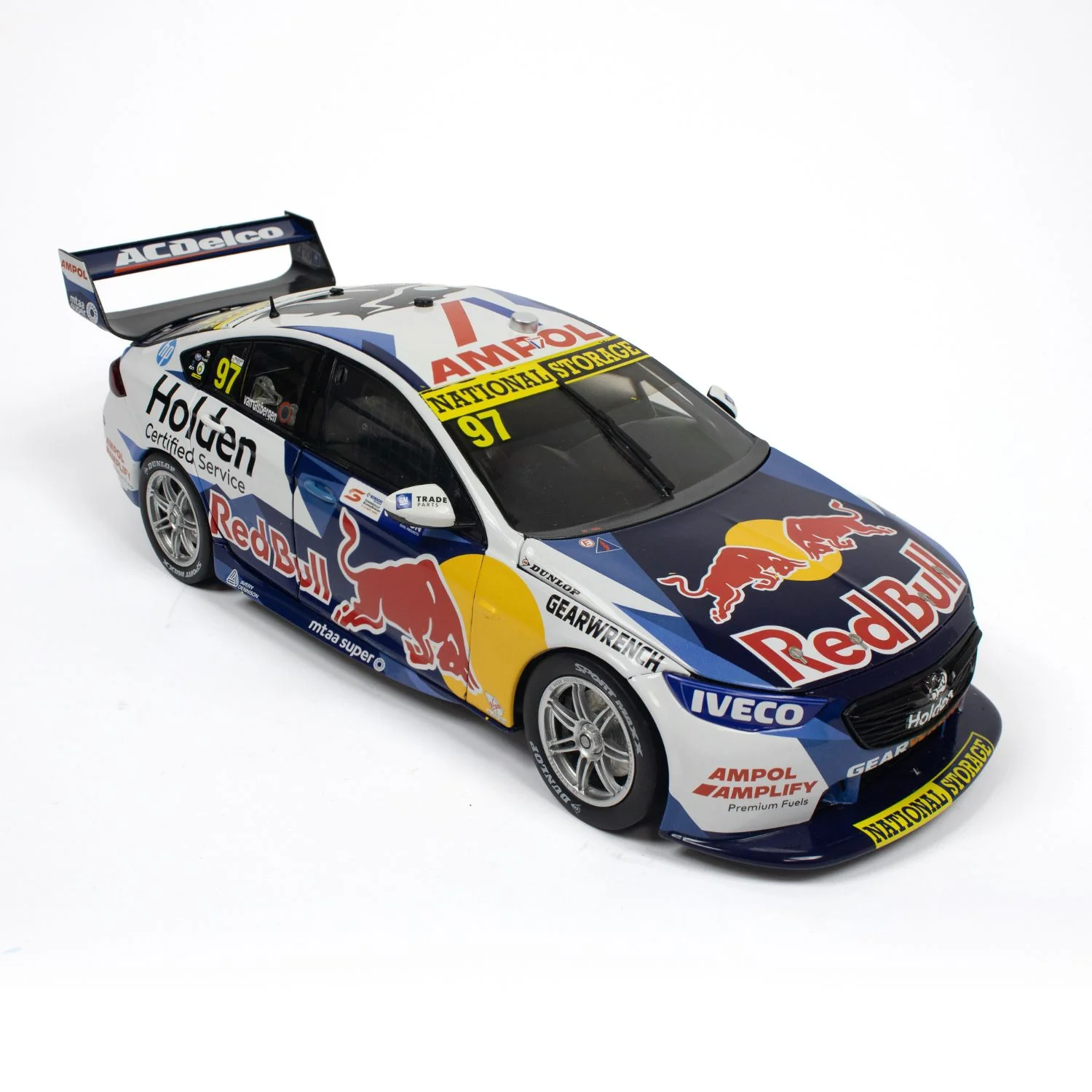 HOLDEN ZB COMMODORE - TRIPLE EIGHT RACE ENGINEERING - SHANE VAN GISBERGEN #97 - 2020 - NTI TOWNSVILLE SUPERSPRINT - RACE 23 - 200TH CHAMPIONSHIP RACE WIN - 1:18 Scale Diecast Model Car - Image 4
