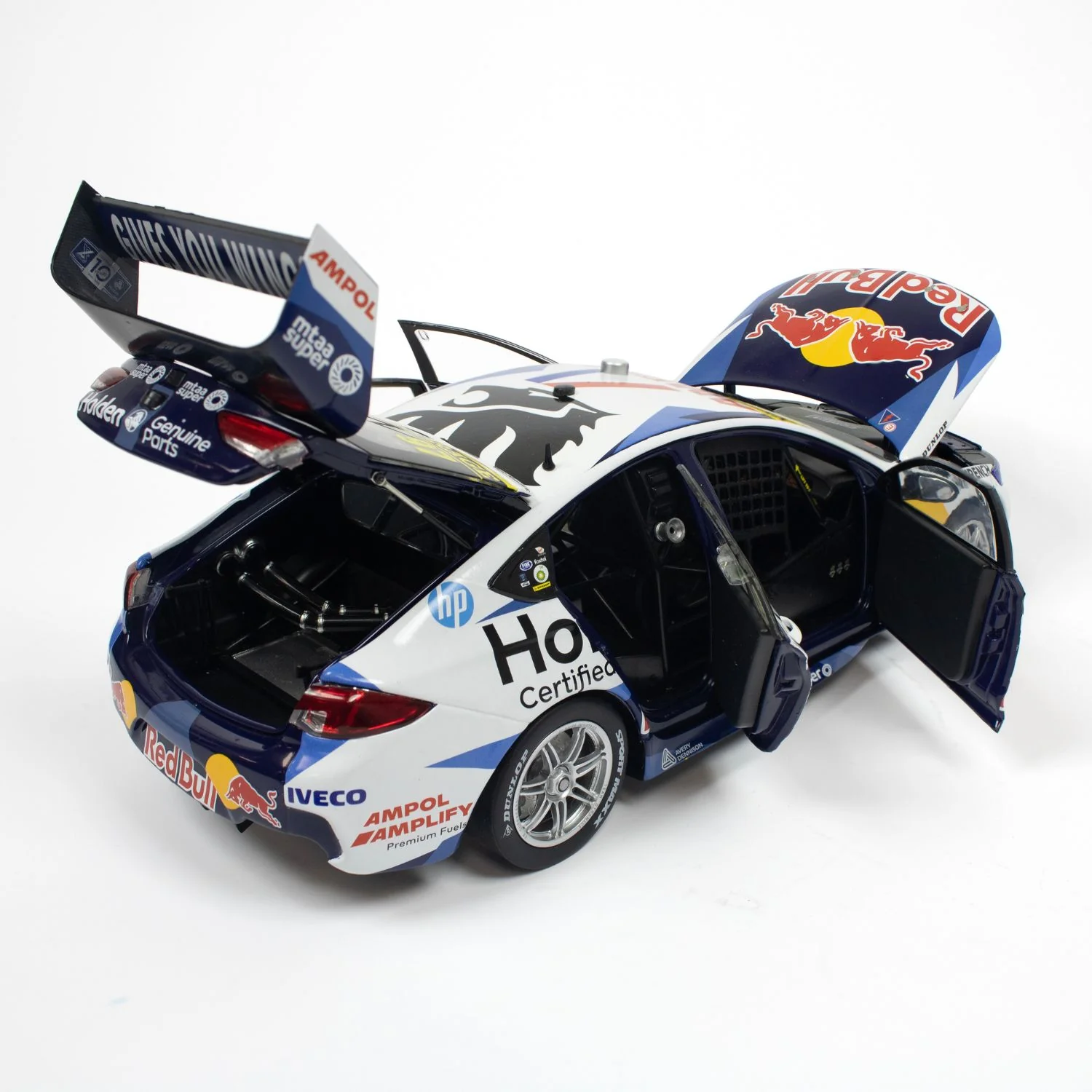 HOLDEN ZB COMMODORE - TRIPLE EIGHT RACE ENGINEERING - SHANE VAN GISBERGEN #97 - 2020 - NTI TOWNSVILLE SUPERSPRINT - RACE 23 - 200TH CHAMPIONSHIP RACE WIN - 1:18 Scale Diecast Model Car - Image 8