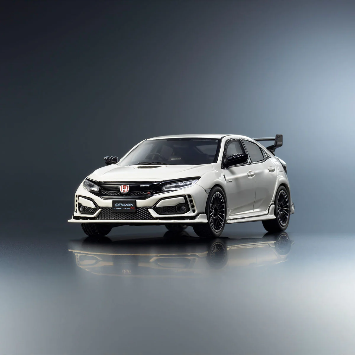 Honda Civic Type R Mugen (White) - 1:43 Scale Resin Model Car - Image 10