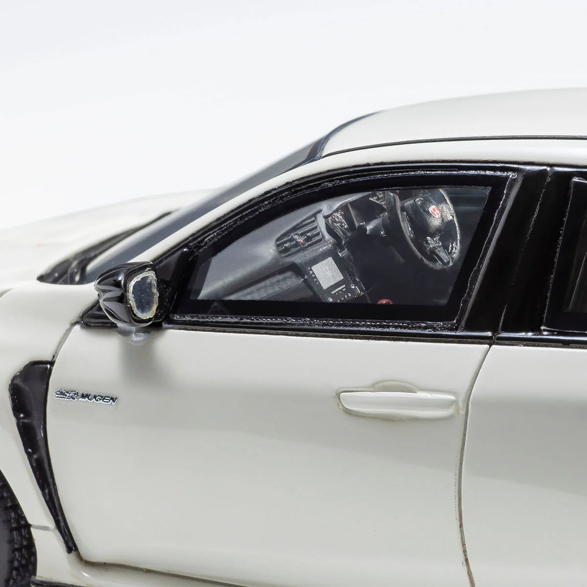 Honda Civic Type R Mugen (White) - 1:43 Scale Resin Model Car - Image 9