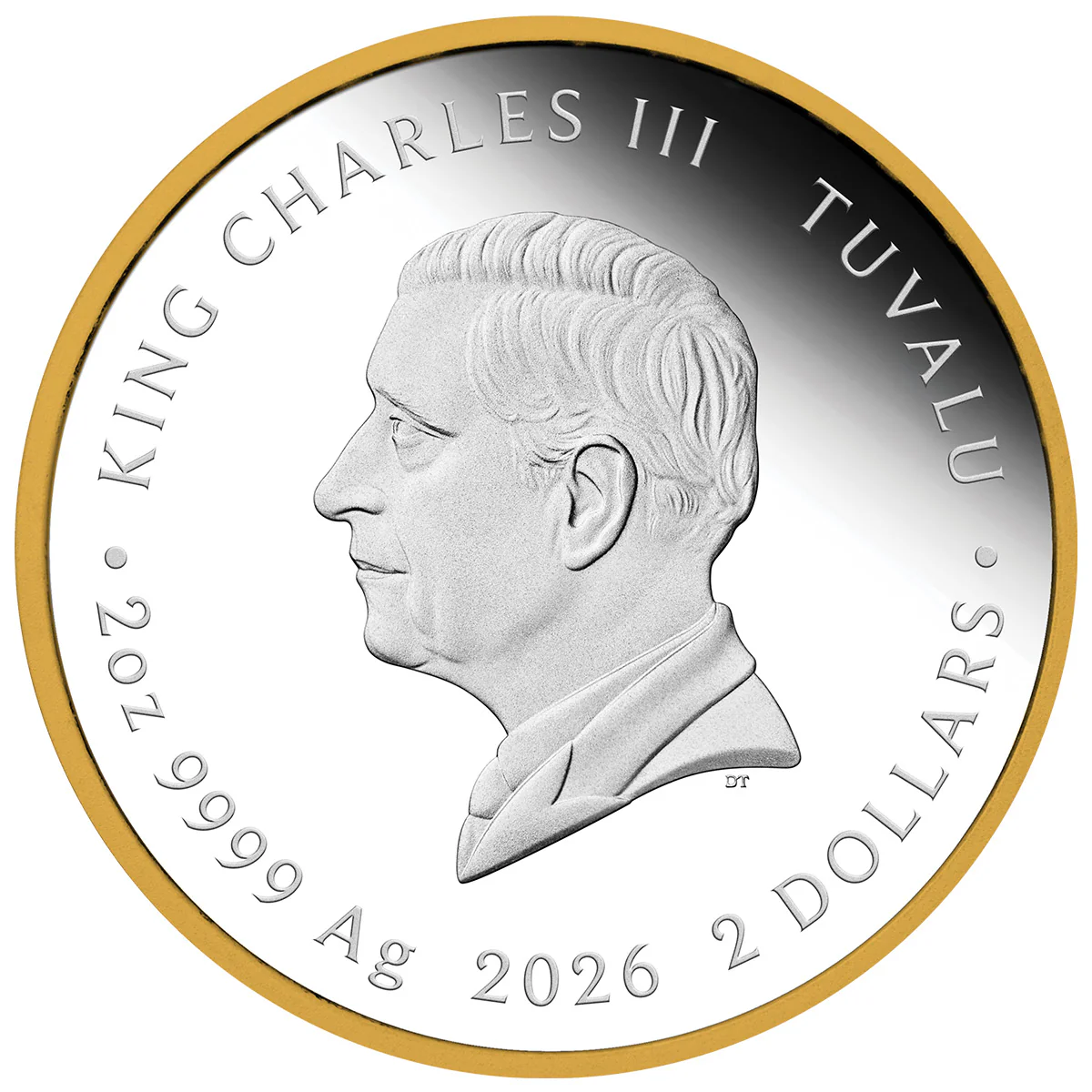 House of Bridgerton 2026 $2 Gold-plated 2oz Silver Proof Coin - Image 2