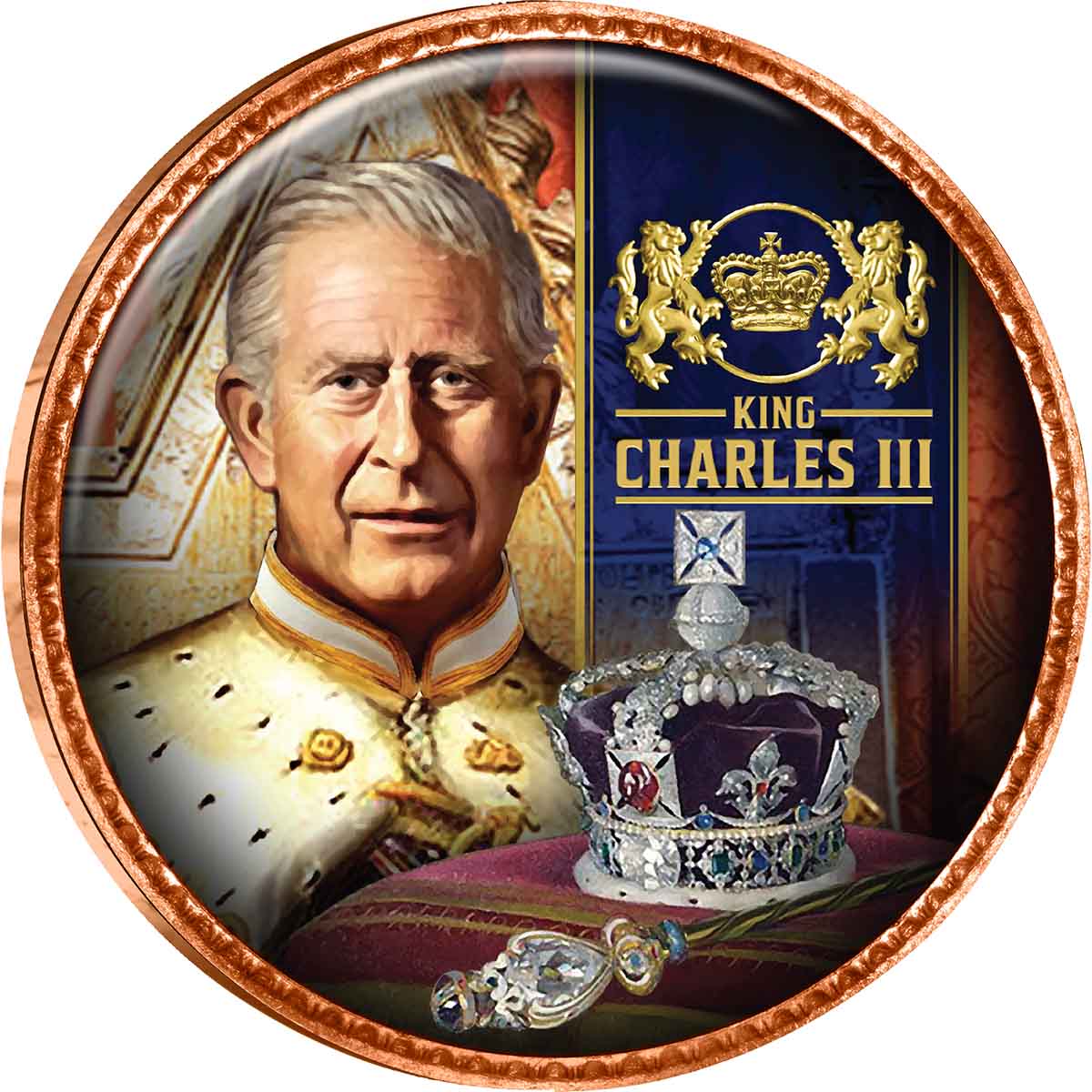 House of Windsor Enamel Penny 5-Coin Collection - Image 2