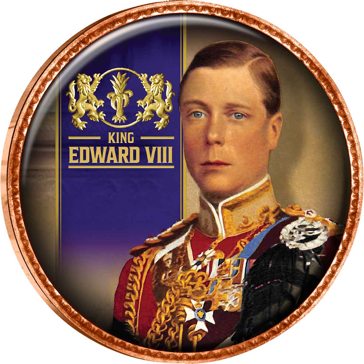 House of Windsor Enamel Penny 5-Coin Collection - Image 5