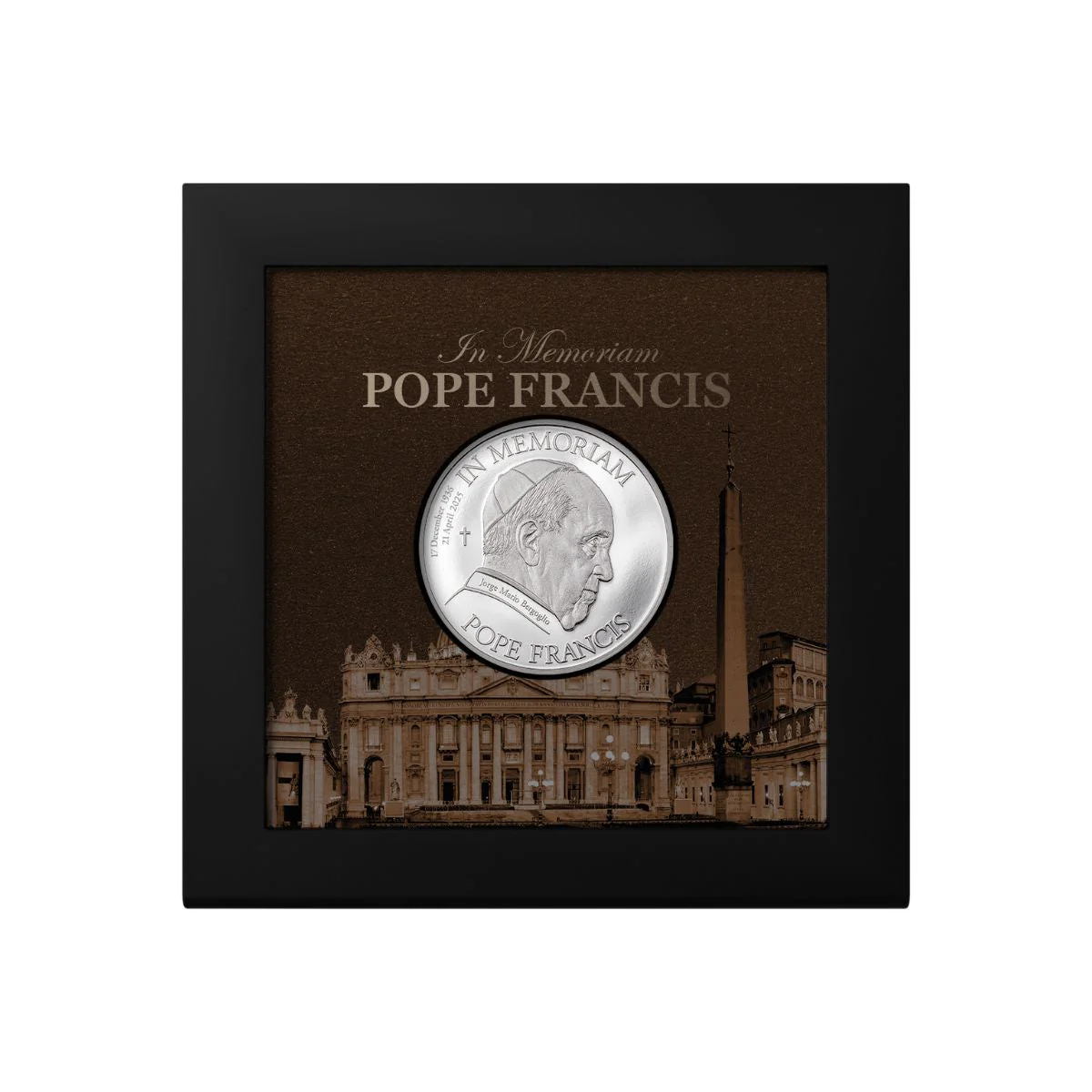 In Memoriam Pope Francis 2025 $5 1oz Silver Proof Coin - Image 3