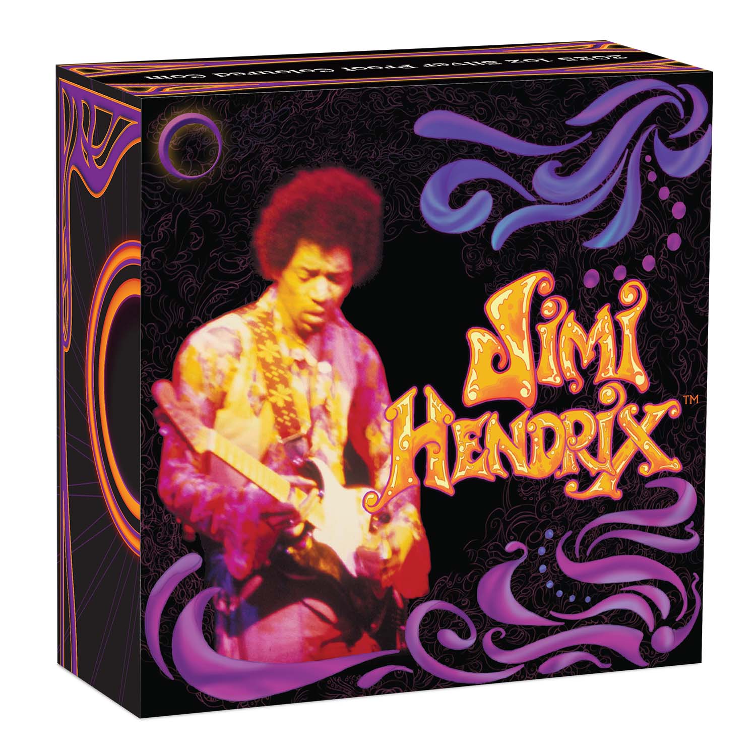 Jimi Hendrix™ 2025 $1 Colour 1oz Silver Proof Coin - Image 4