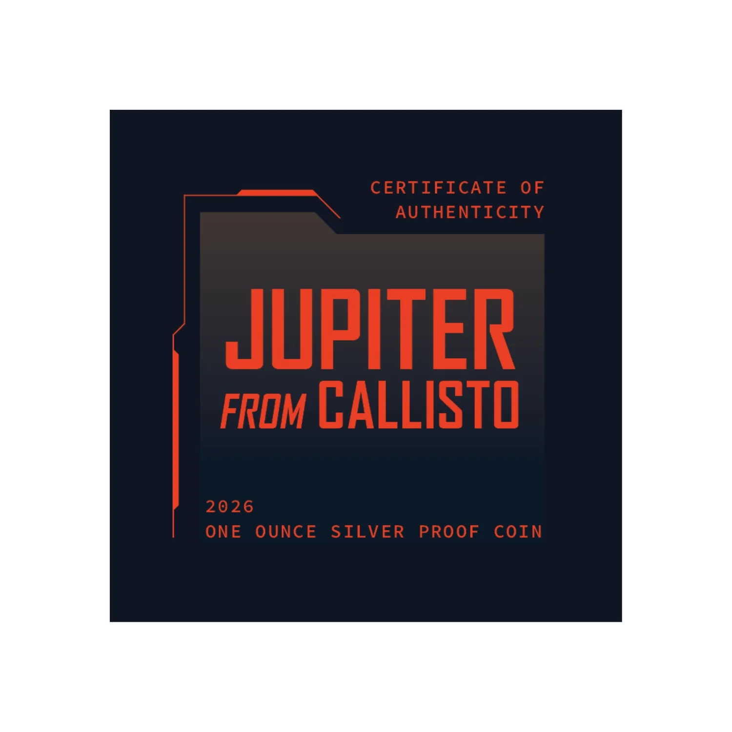 Jupiter from Callisto 2026 $1 1oz Silver Proof Coin - Image 6